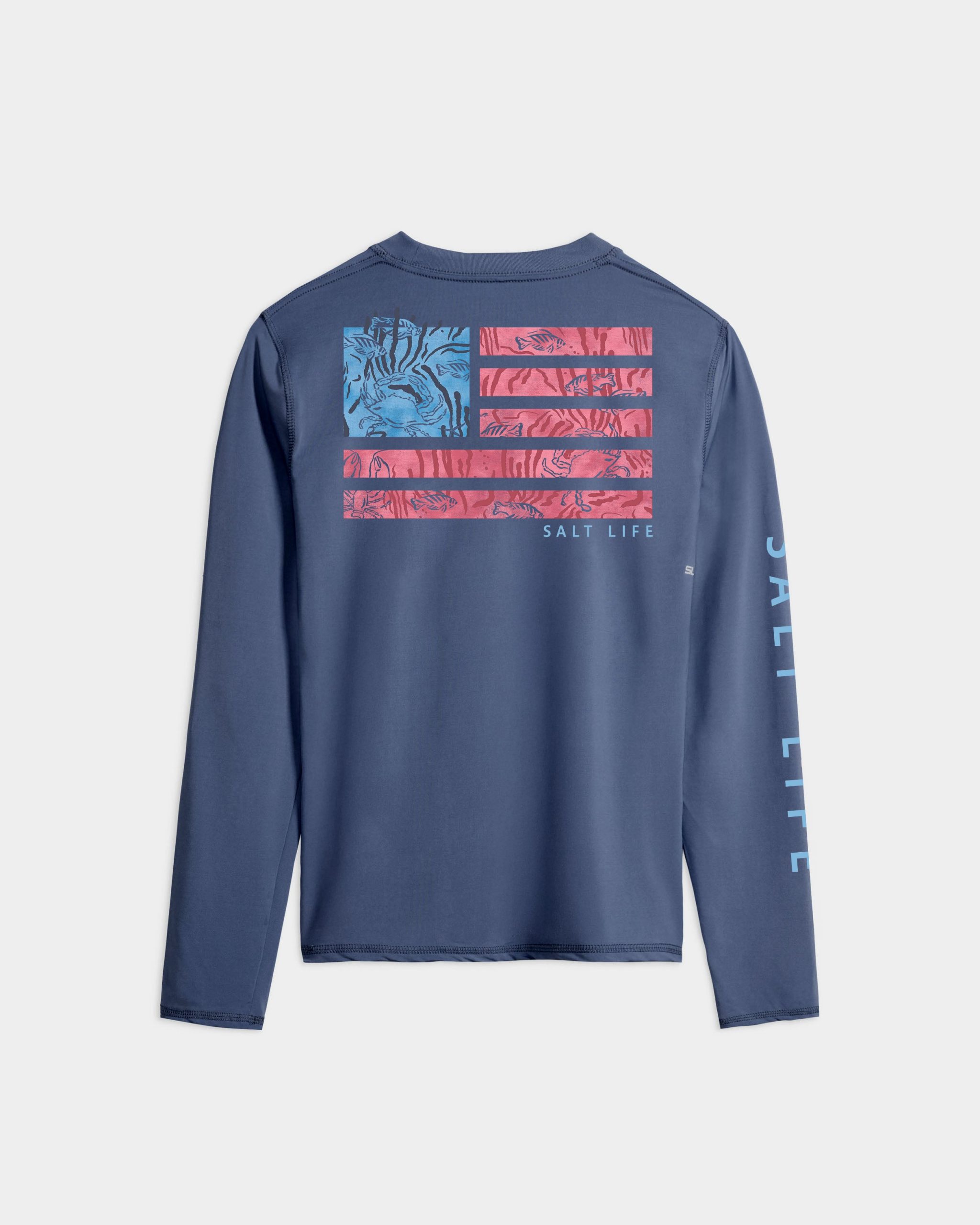 Women's Coral Life Flag SLX Performance Long Sleeve Tee