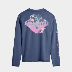 Women's Salty Marlin Badge SLX Performance Long Sleeve Tee