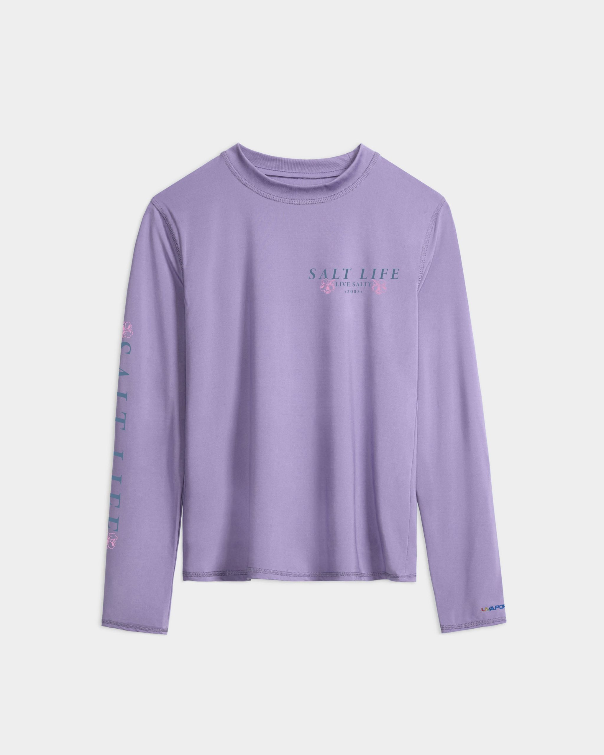 Women's Salty Marlin Badge SLX Performance Long Sleeve Tee - Image 2