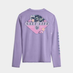 Women's Salty Marlin Badge SLX Performance Long Sleeve Tee