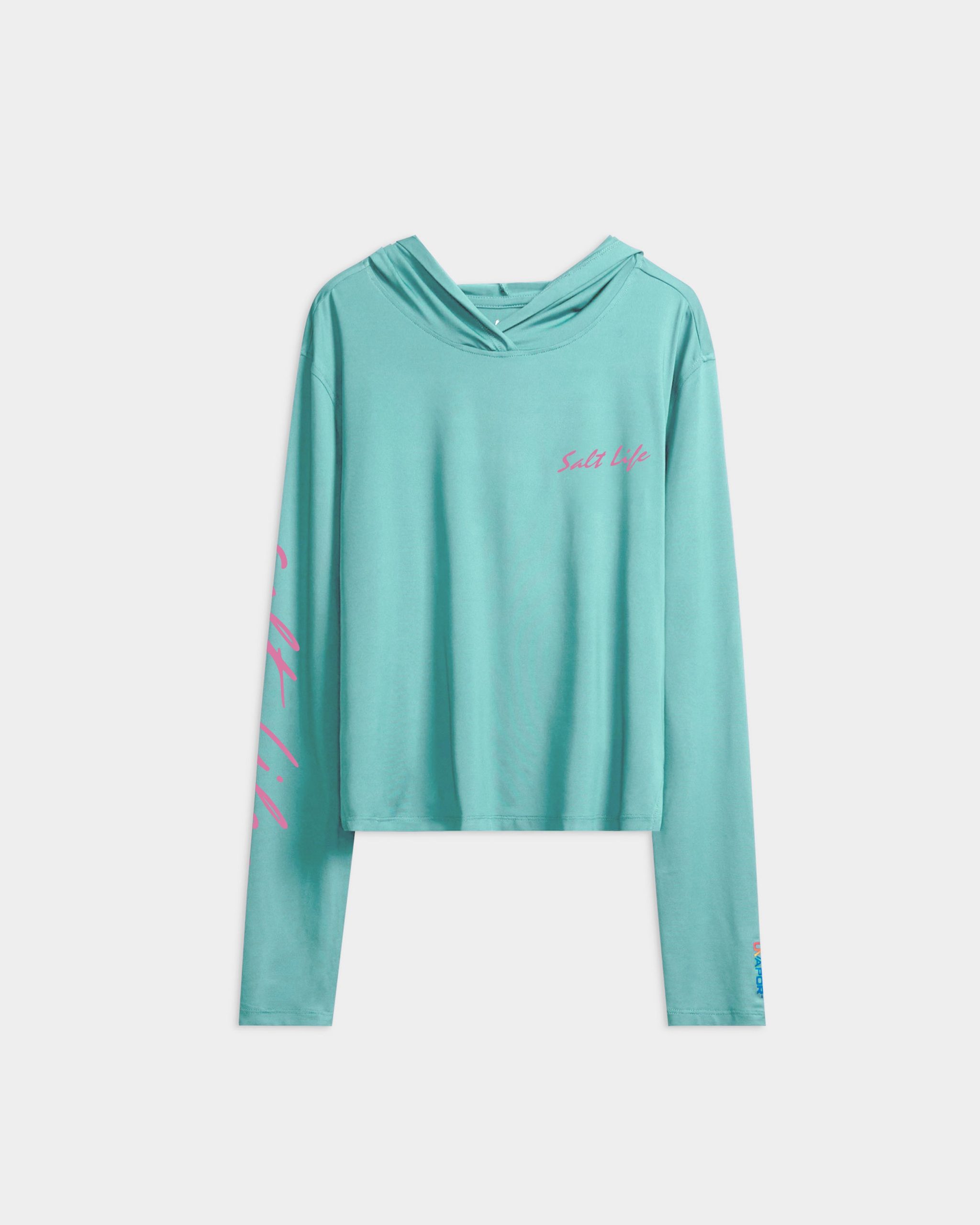 Women's Hibiscus Long Sleeve SLX Performance Hoodie - Image 2