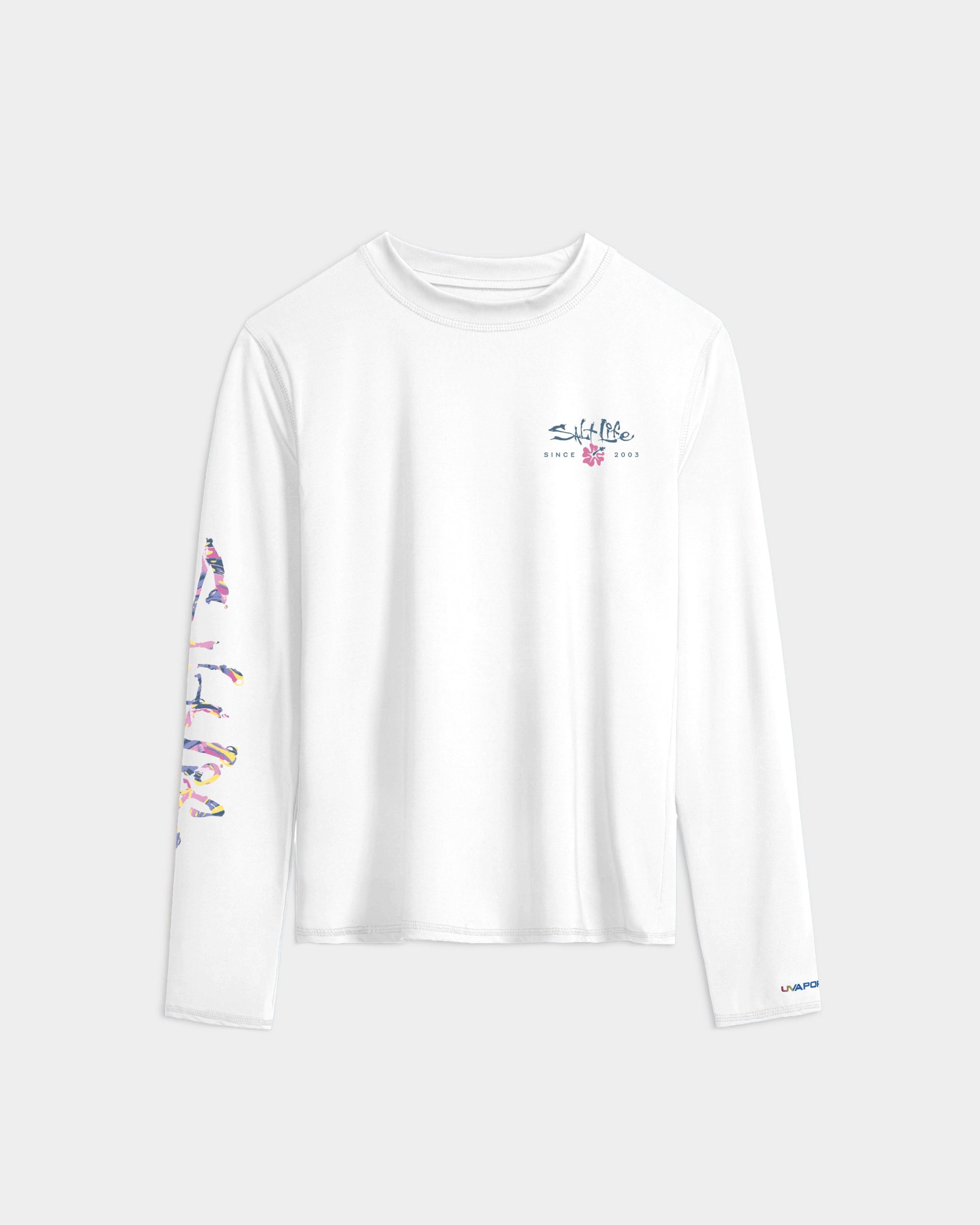 Women's Hollywood Hibiscus Badge Performance Long Sleeve - Image 7