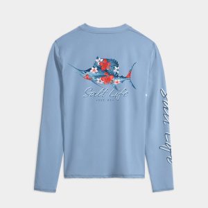Women's Sailfish Camo Long Sleeve SLX Performance Tee
