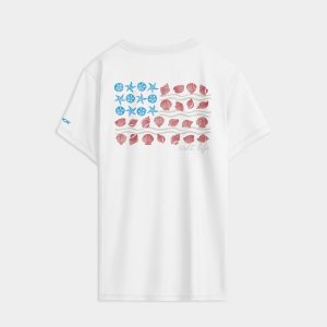 Women's Shells and Stripes Performance Short Sleeve Tee