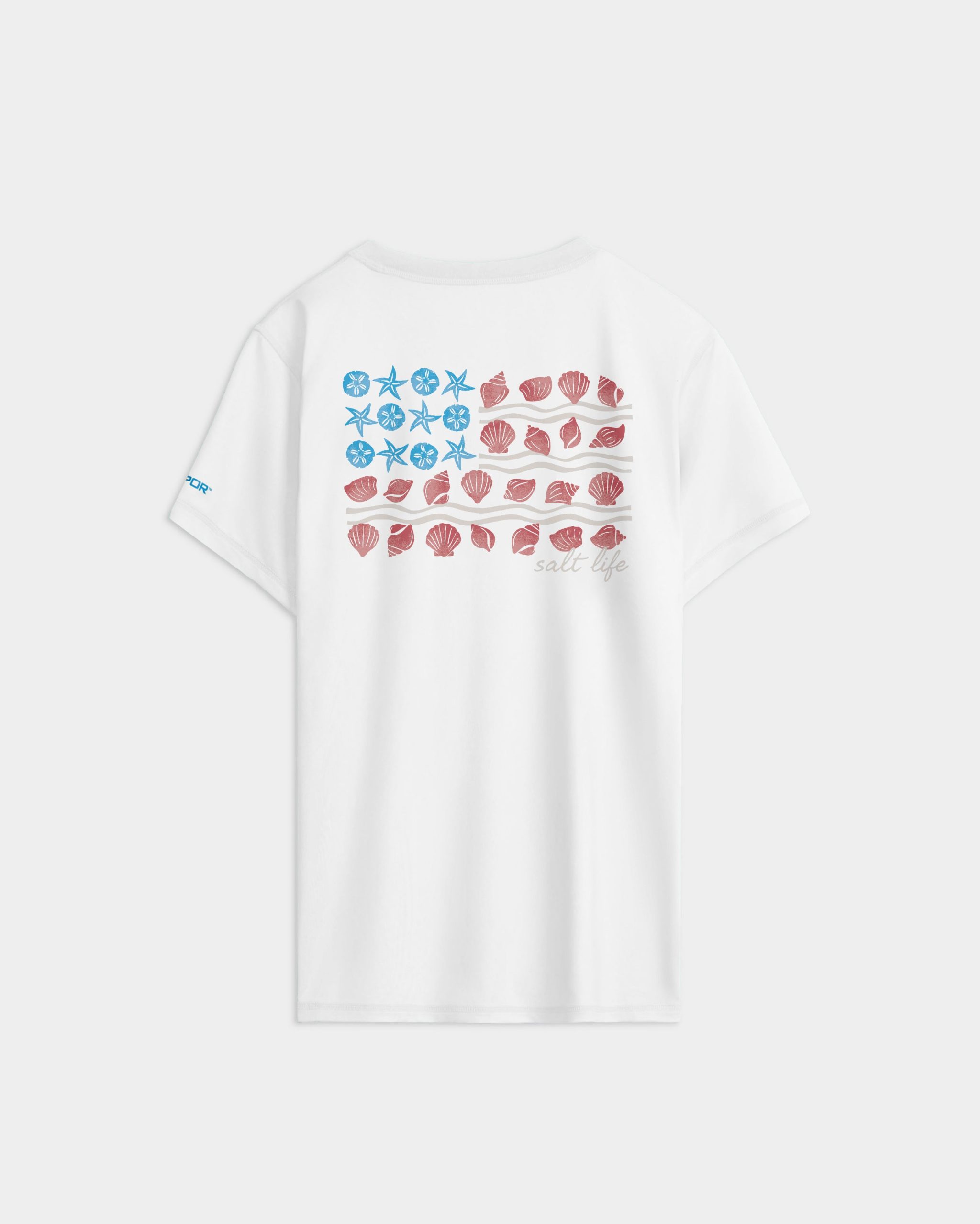 Women's Shells and Stripes Performance Short Sleeve Tee