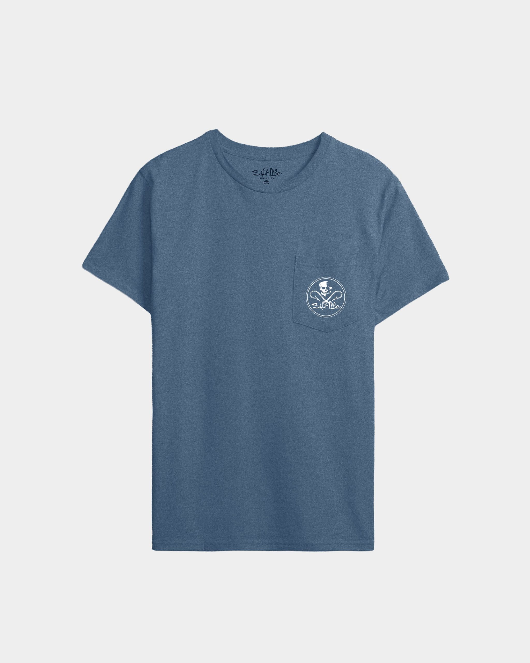 Men's Skull and Hooks Short Sleeve Tee - BIG - Image 2