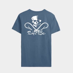 Men's Skull and Hooks Short Sleeve Tee - TALL