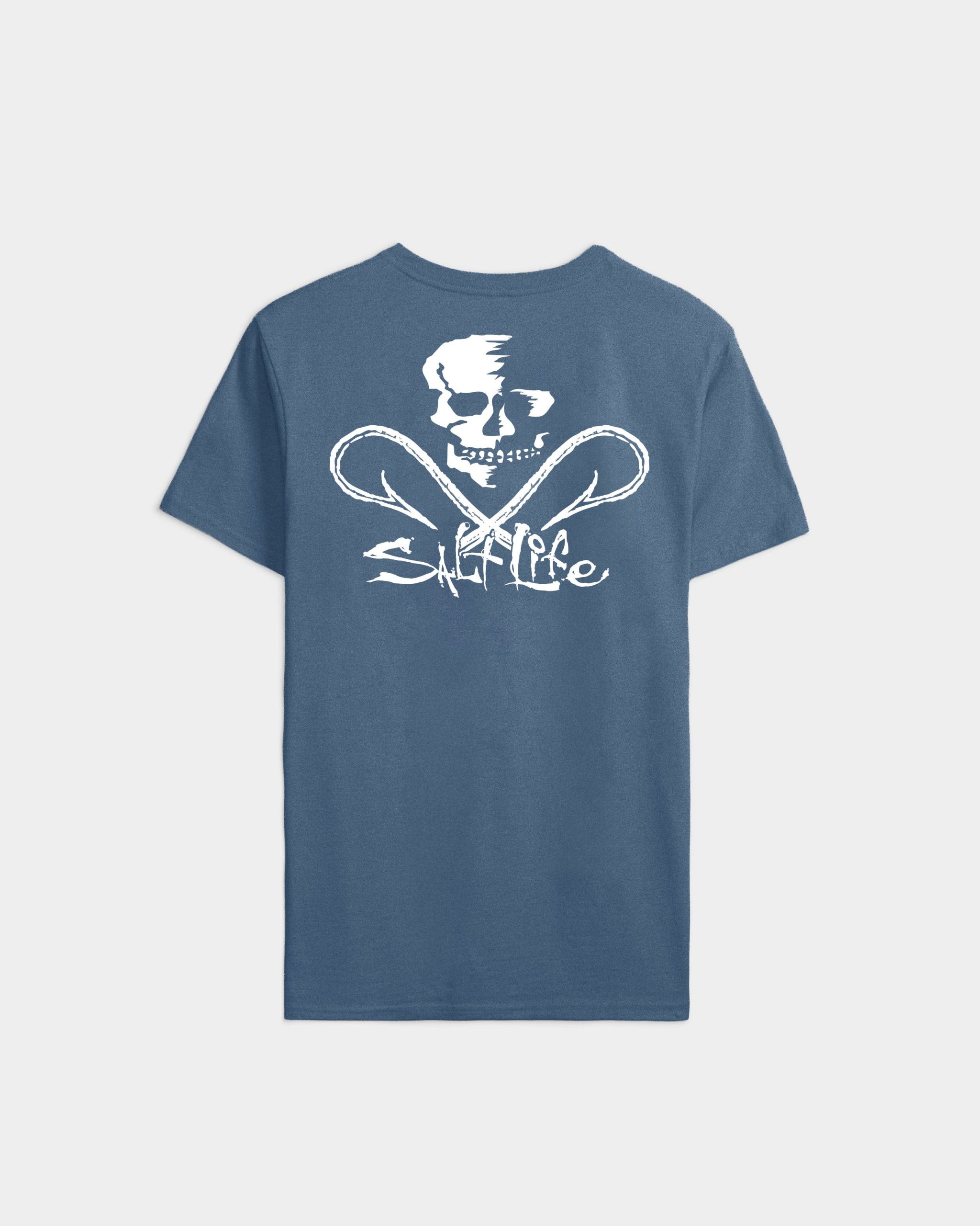 Men's Skull and Hooks Short Sleeve Tee - TALL
