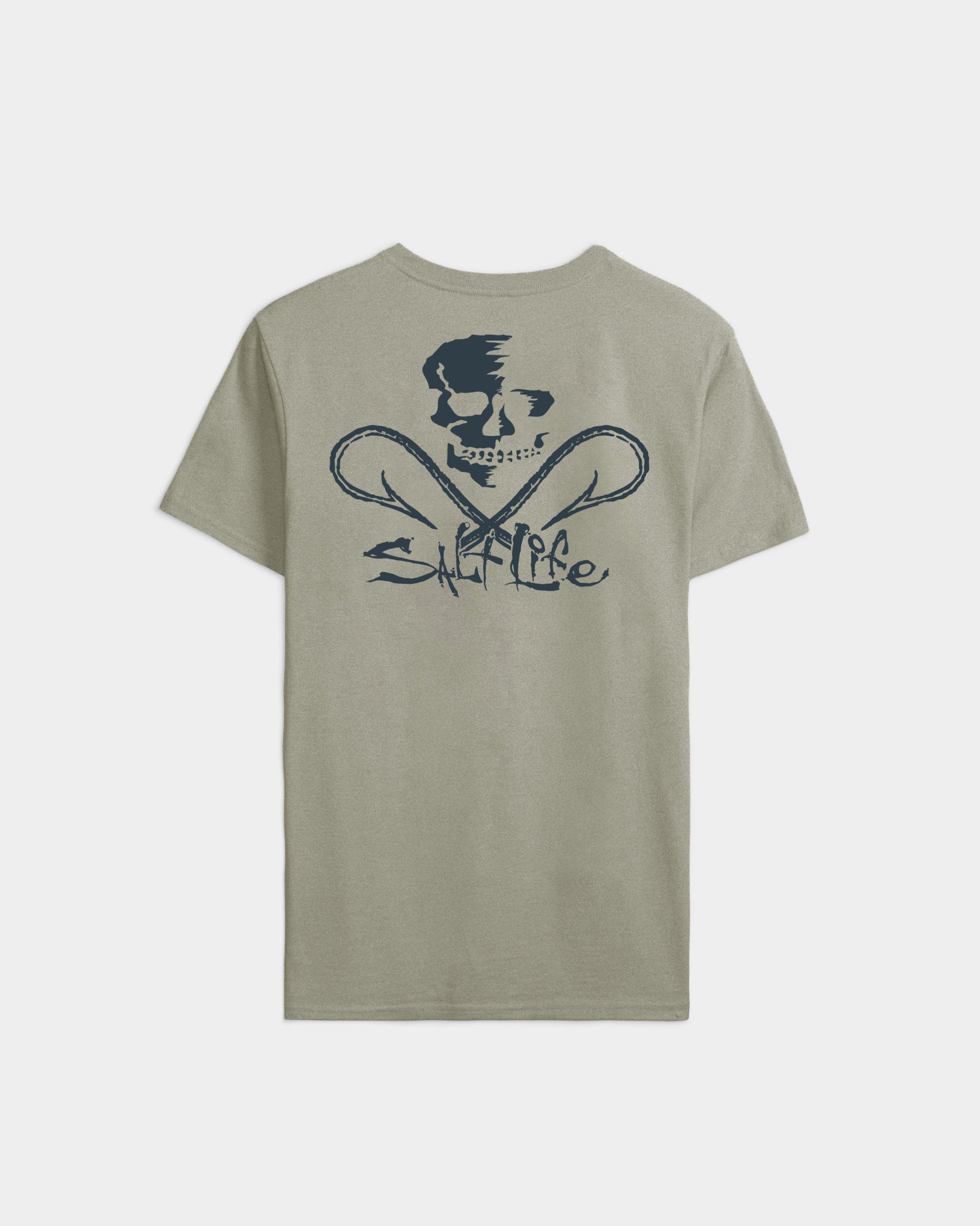 Men's Skull and Hooks Short Sleeve Tee - TALL