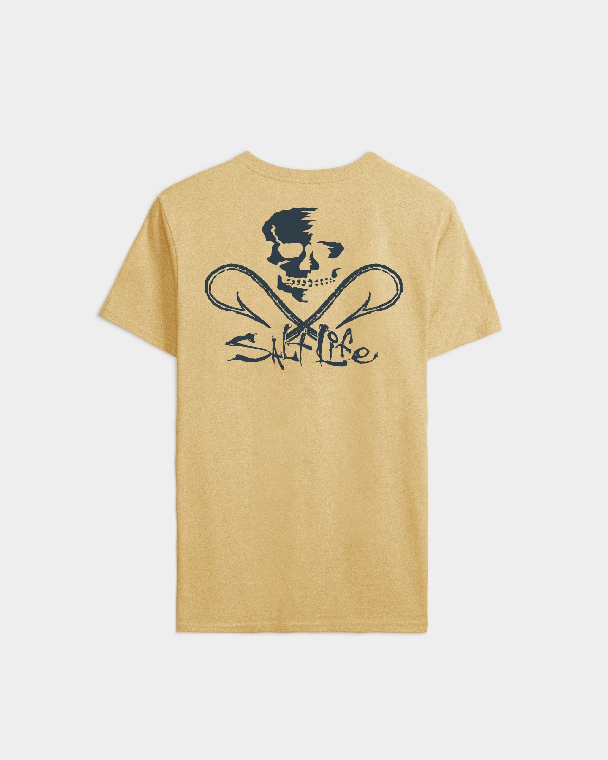 Men's Skull and Hooks Short Sleeve Tee - TALL