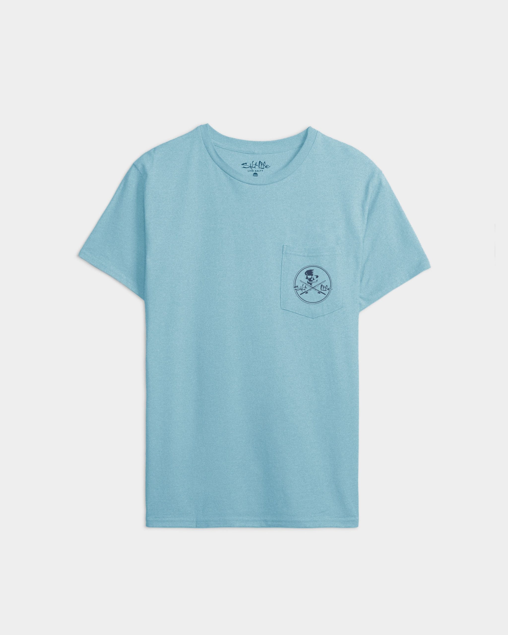 Men's Skull and Poles Short Sleeve Tee - Image 2