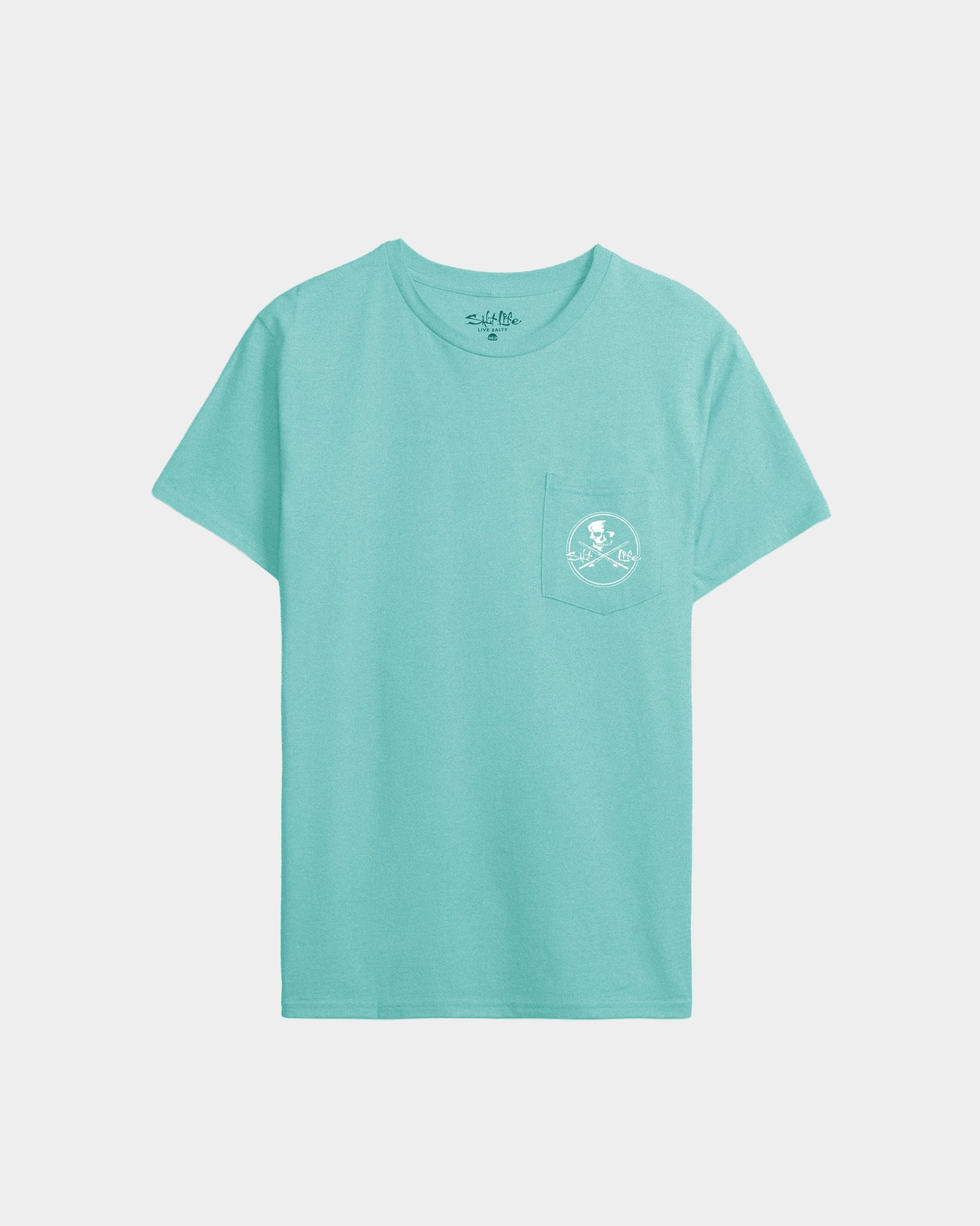 Men's Skull and Poles Short Sleeve Tee - Image 2