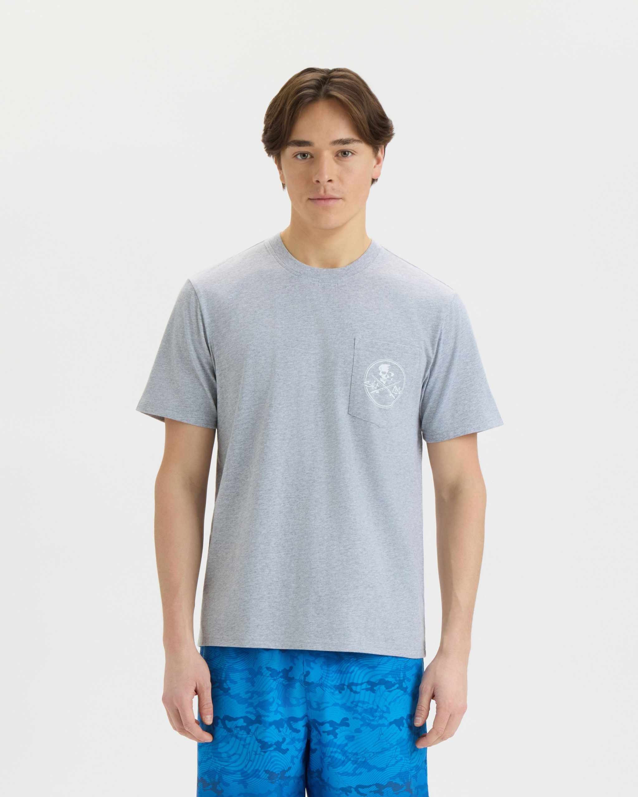 Men's Skull and Poles Short Sleeve Tee - Image 2