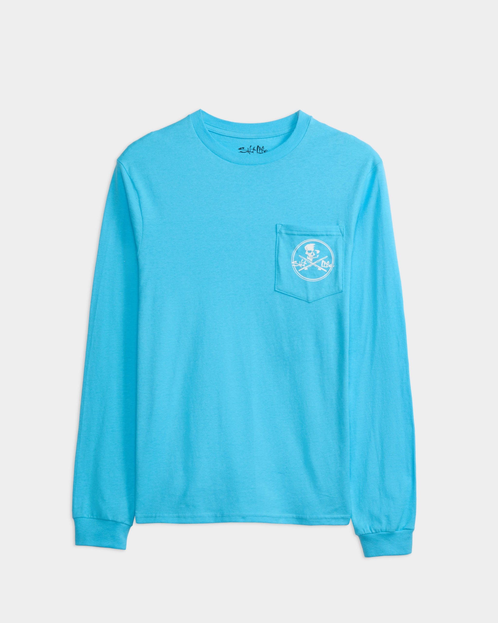Men's Skull and Poles Long Sleeve Shirt - Image 2