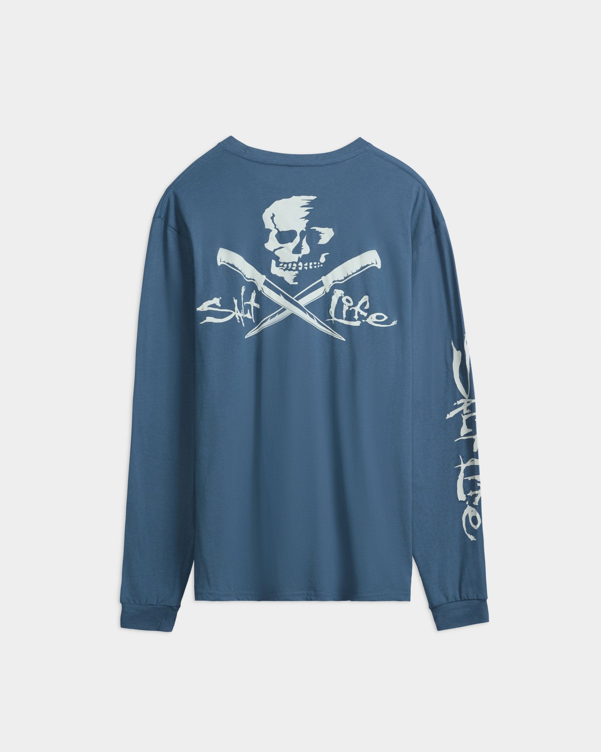 Men's Skull and Poles Long Sleeve Shirt