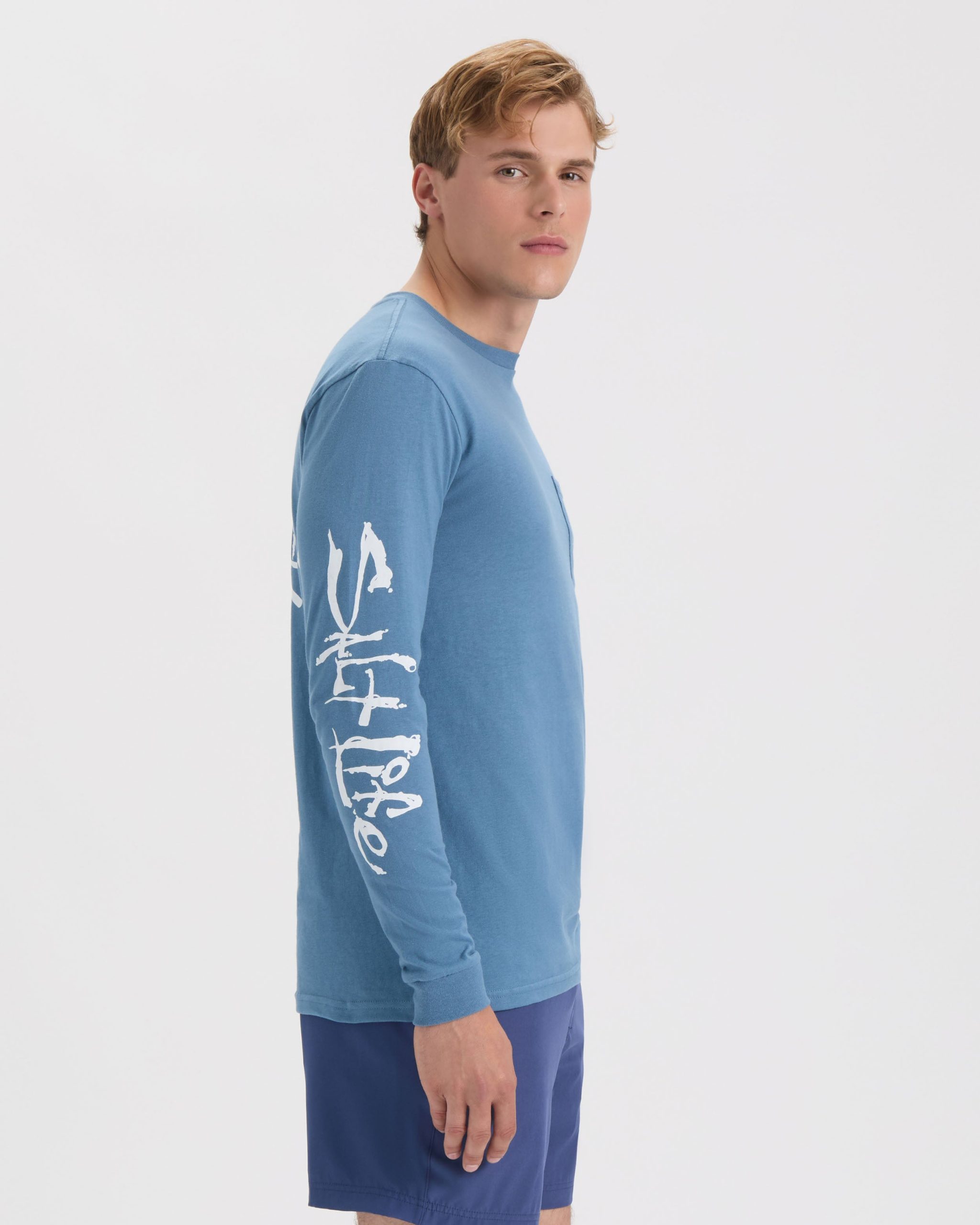 Men's Skull and Poles Long Sleeve Shirt - Image 3