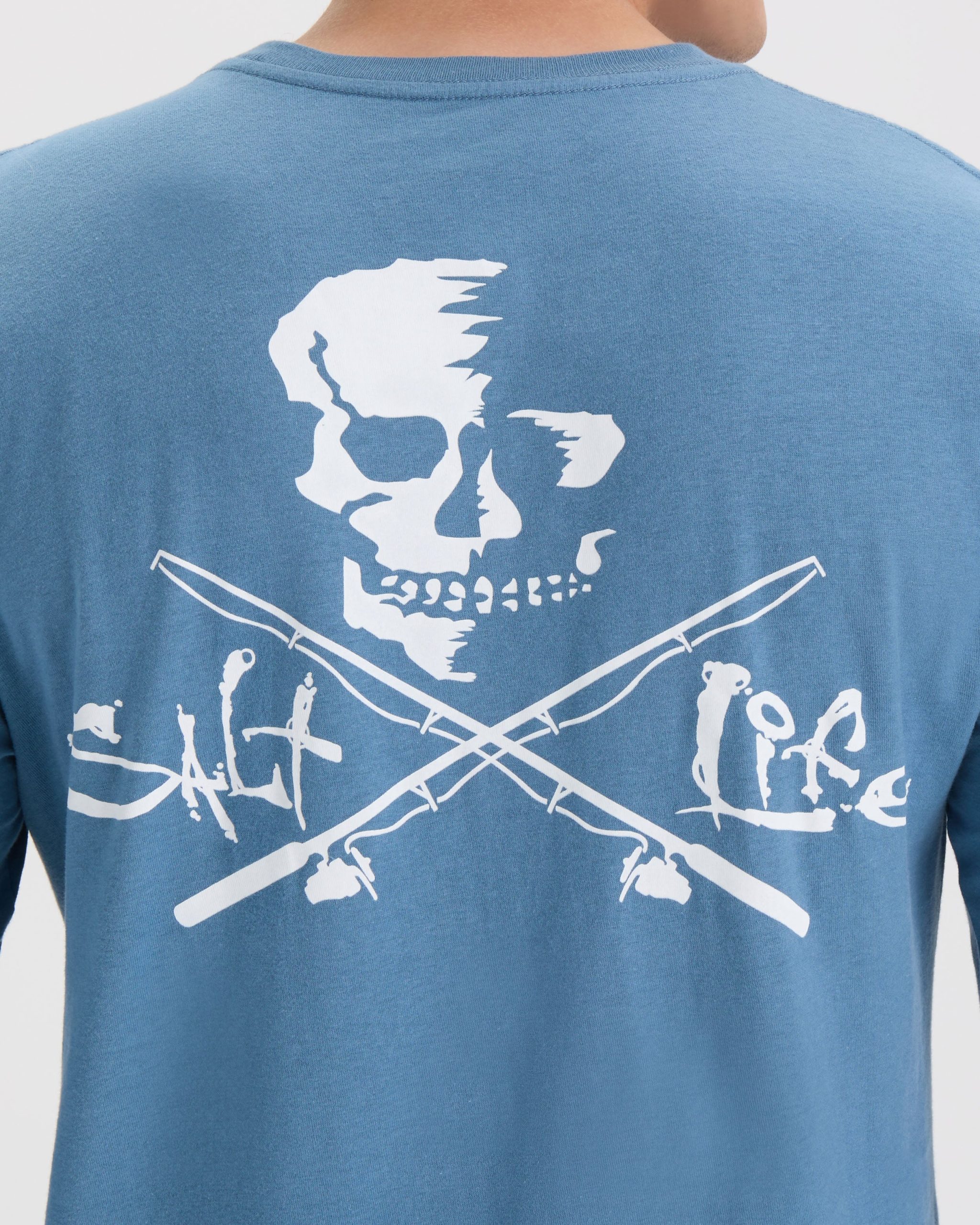 Men's Skull and Poles Long Sleeve Shirt - Image 5