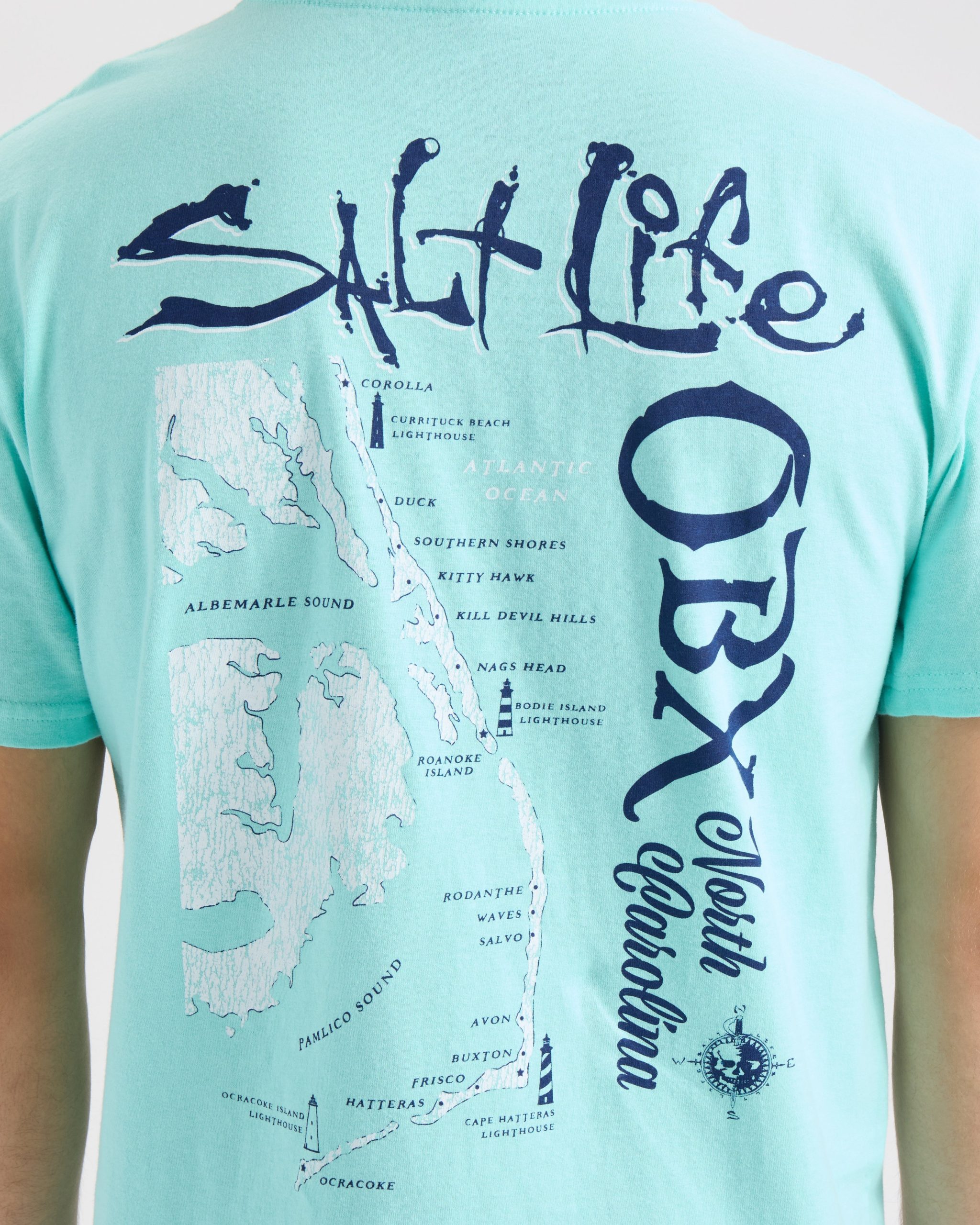 Men's OBX Map Short Sleeve Tee - Image 5
