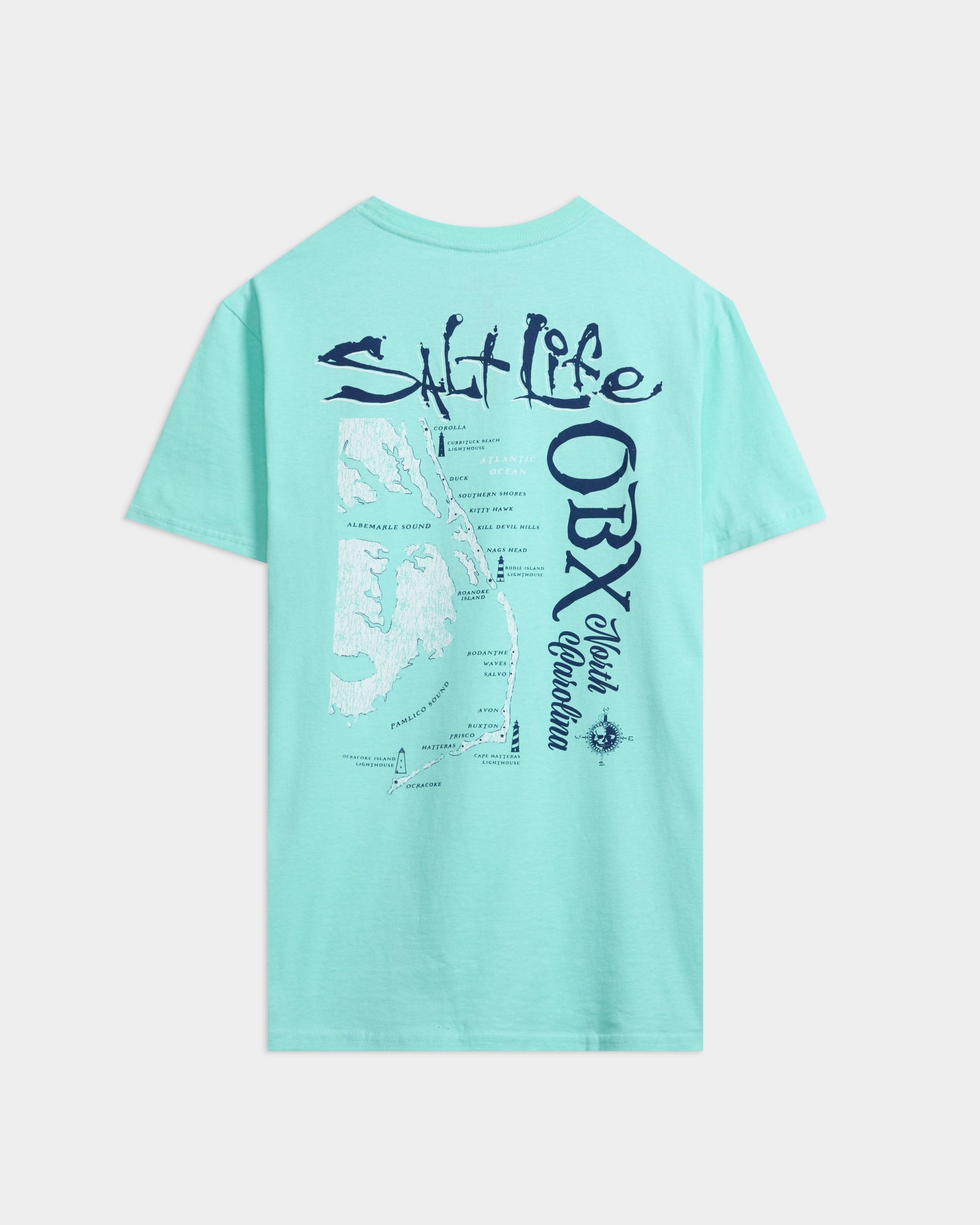 Men's OBX Map Short Sleeve Tee