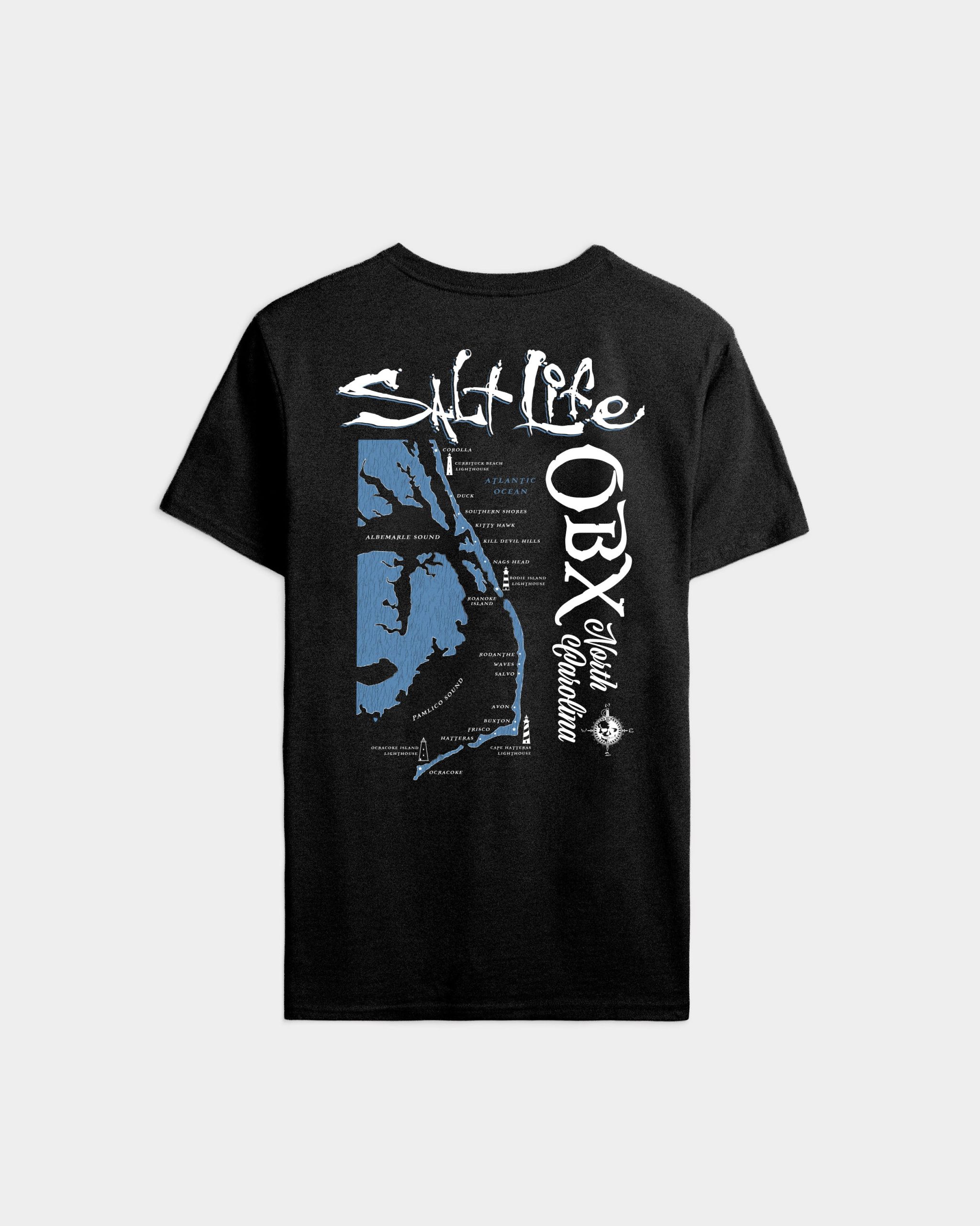 Men's OBX Map Short Sleeve Tee