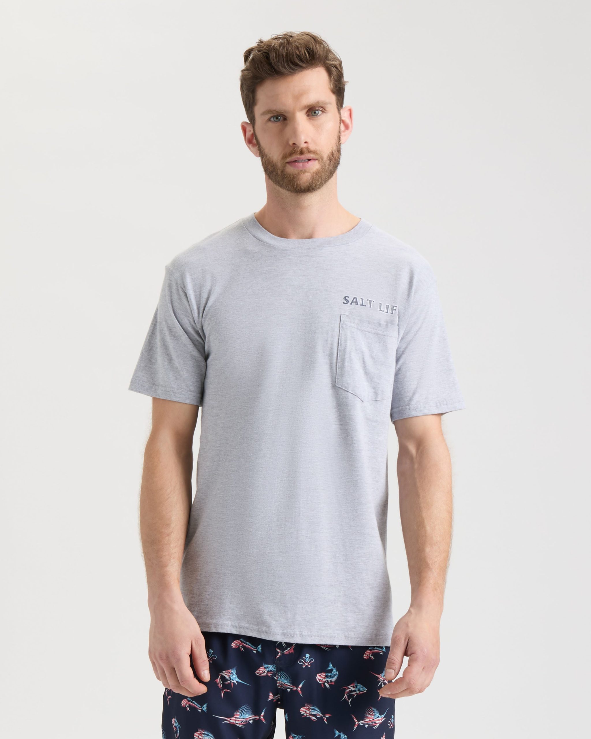 Men's Salty Honor Bones Short Sleeve Tee - Image 2