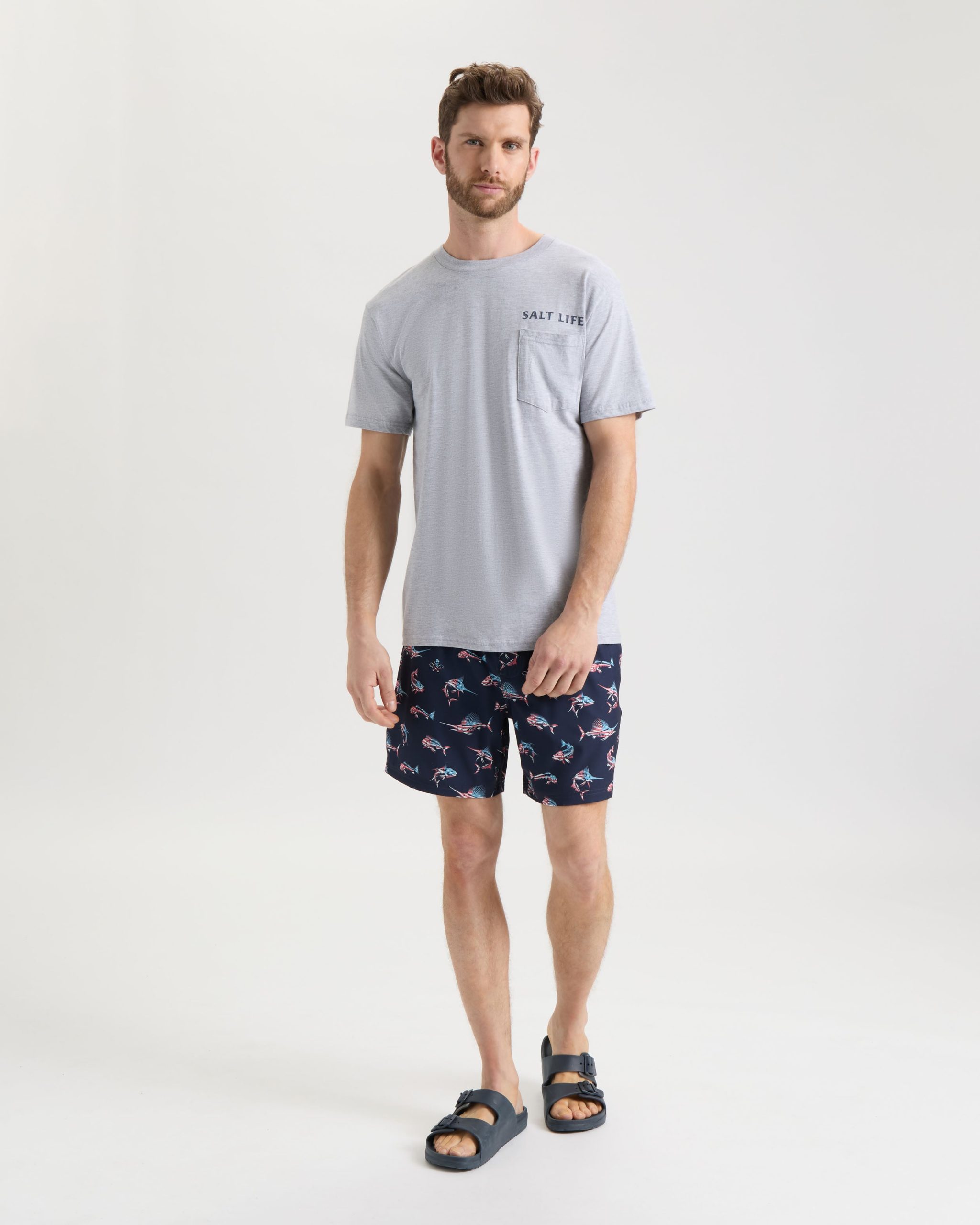 Men's Salty Honor Bones Short Sleeve Tee - Image 5