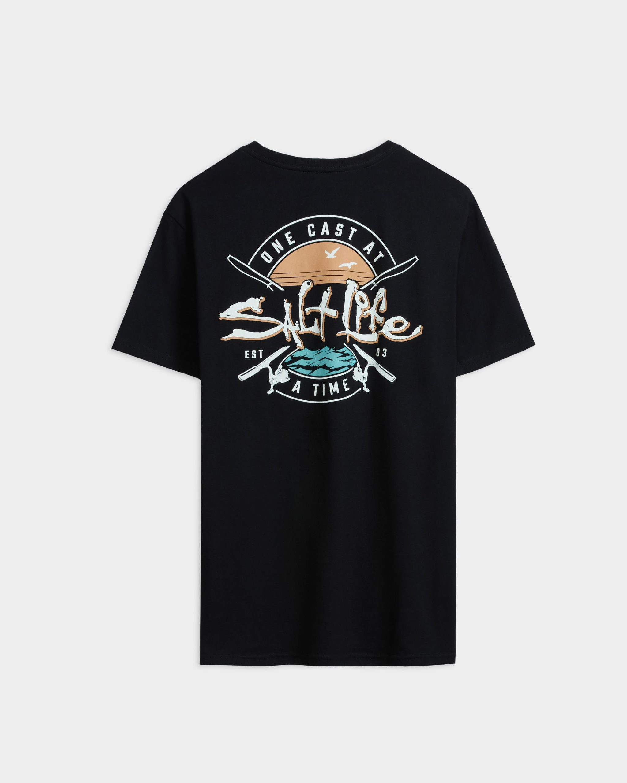 Men's One Cast At A Time Short Sleeve Tee