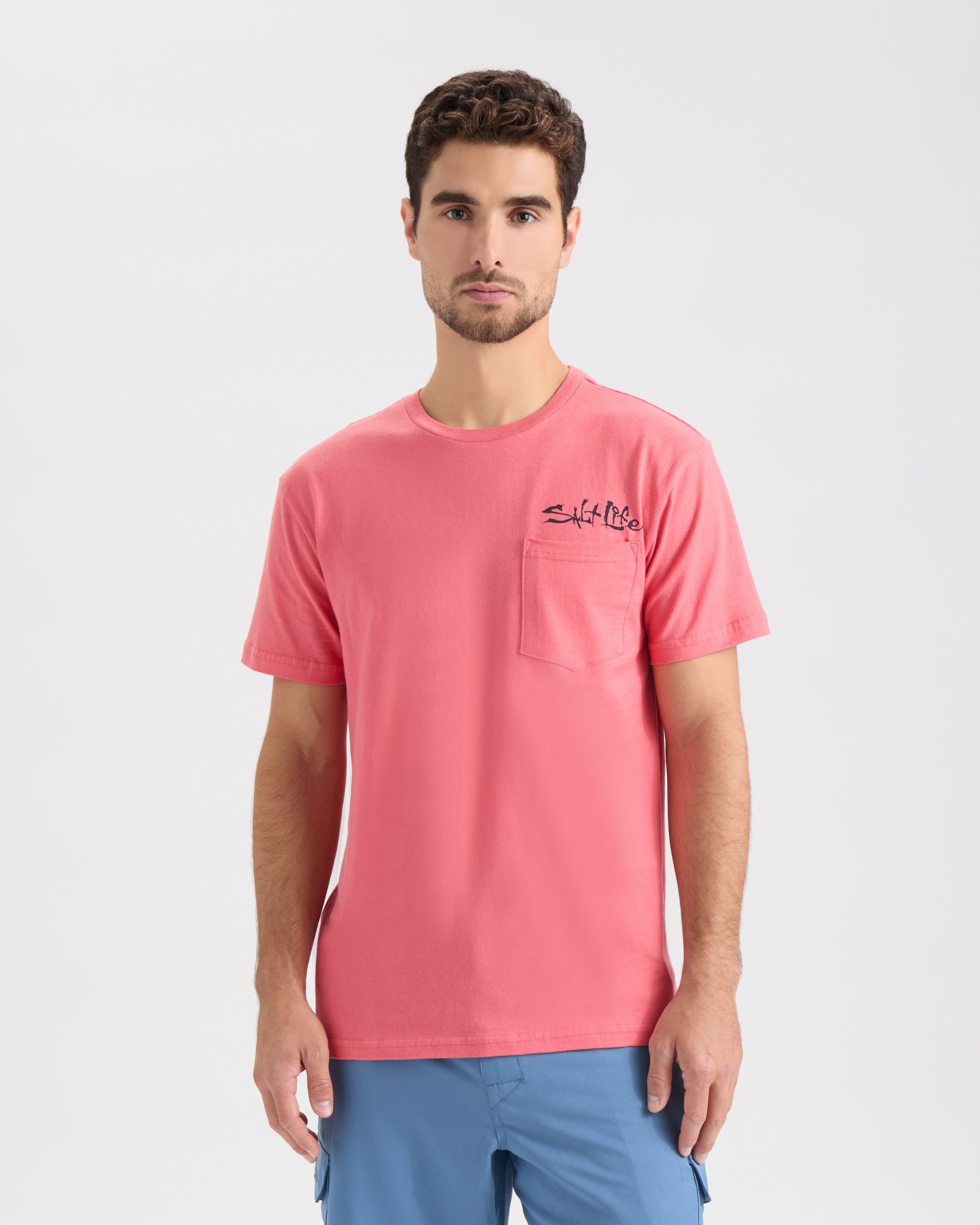 Men's One Cast At A Time Short Sleeve Tee - Image 2