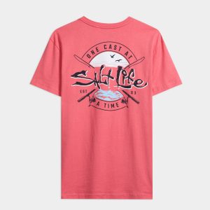 Men's One Cast At A Time Short Sleeve Tee