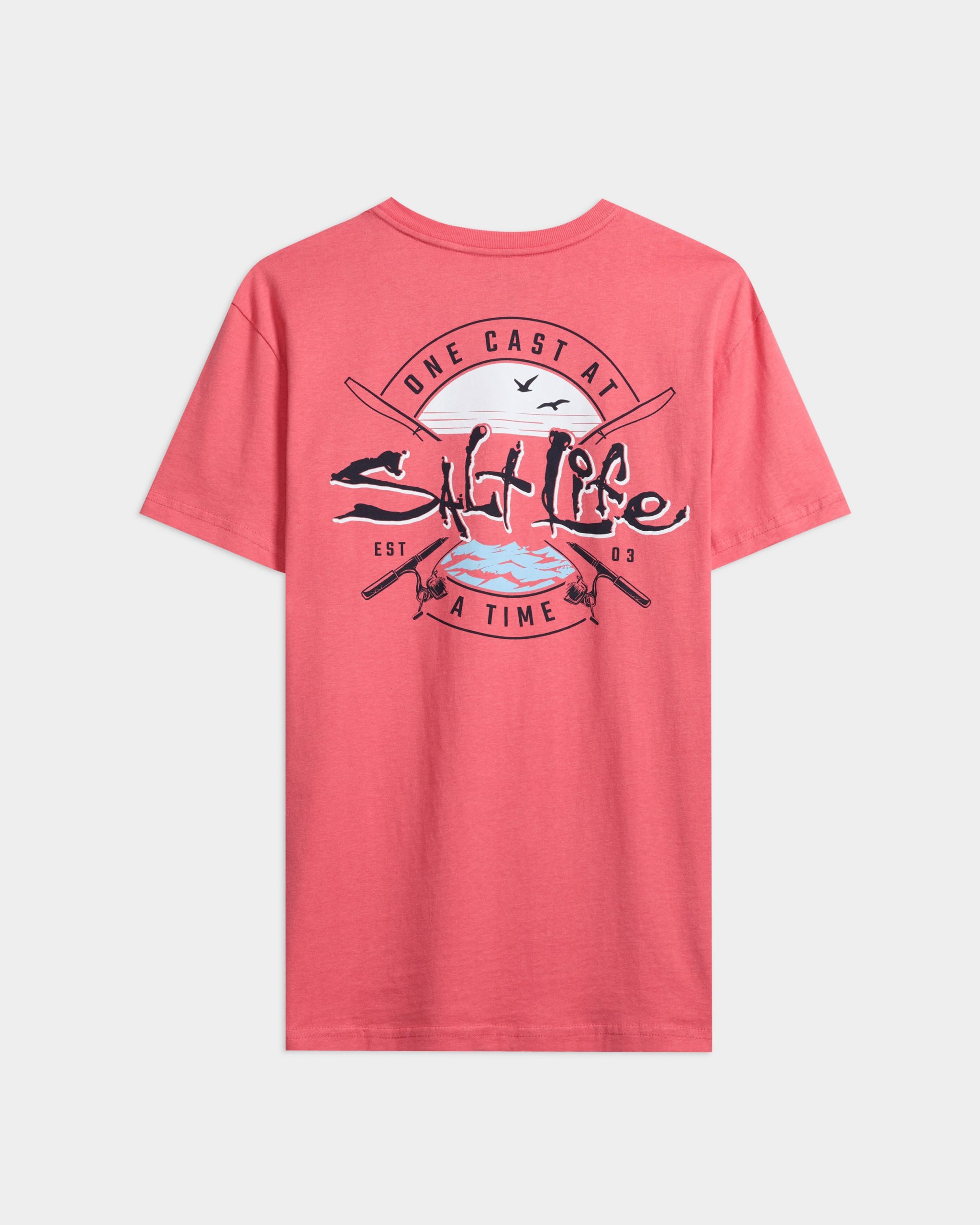 Men's One Cast At A Time Short Sleeve Tee