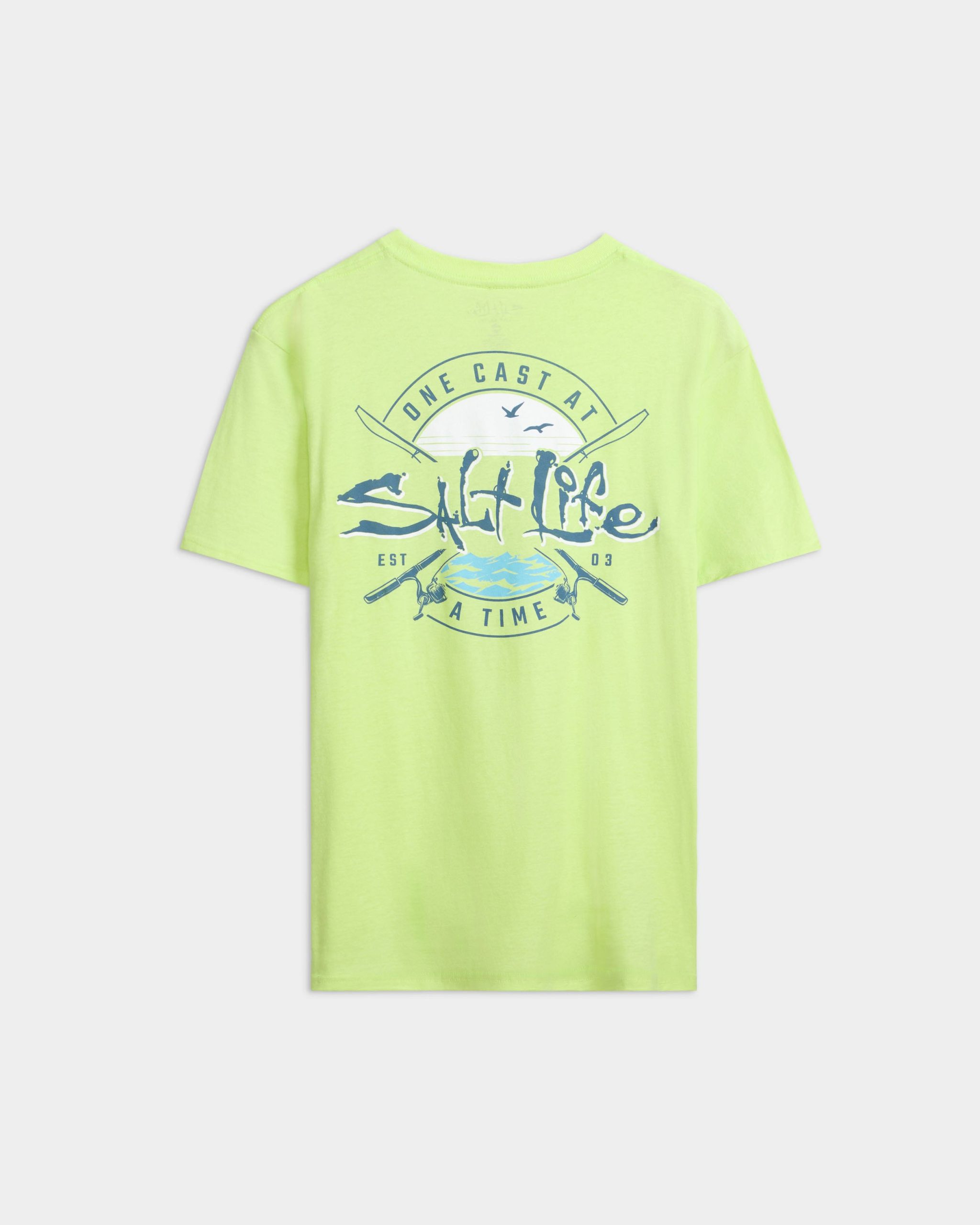 Men's One Cast at a Time Short Sleeve Tee