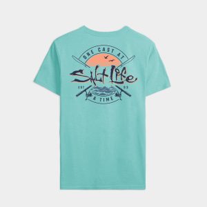 Men's One Cast at a Time Short Sleeve Tee - BIG