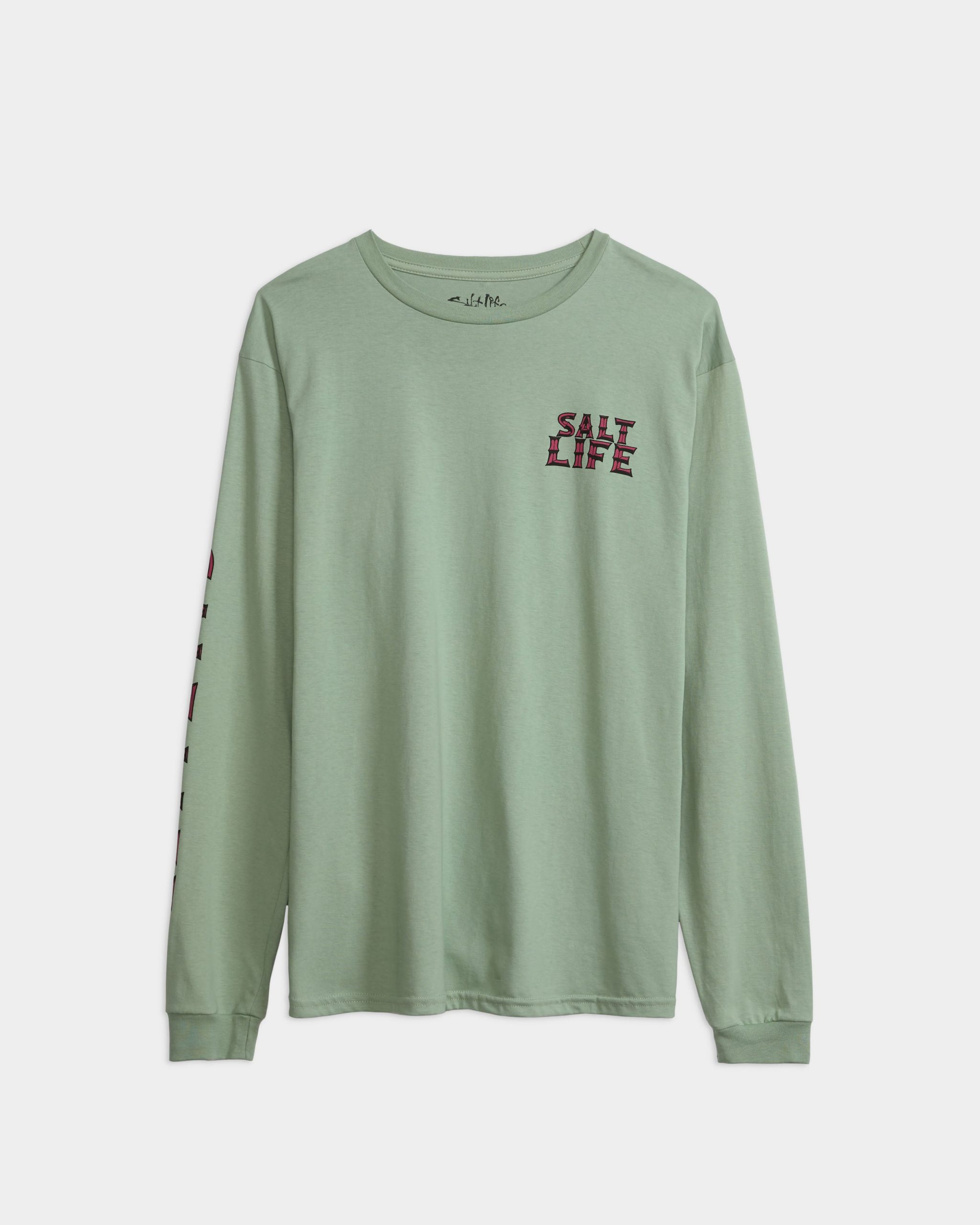 Men's Underwater Alien Long Sleeve Shirt - Image 7