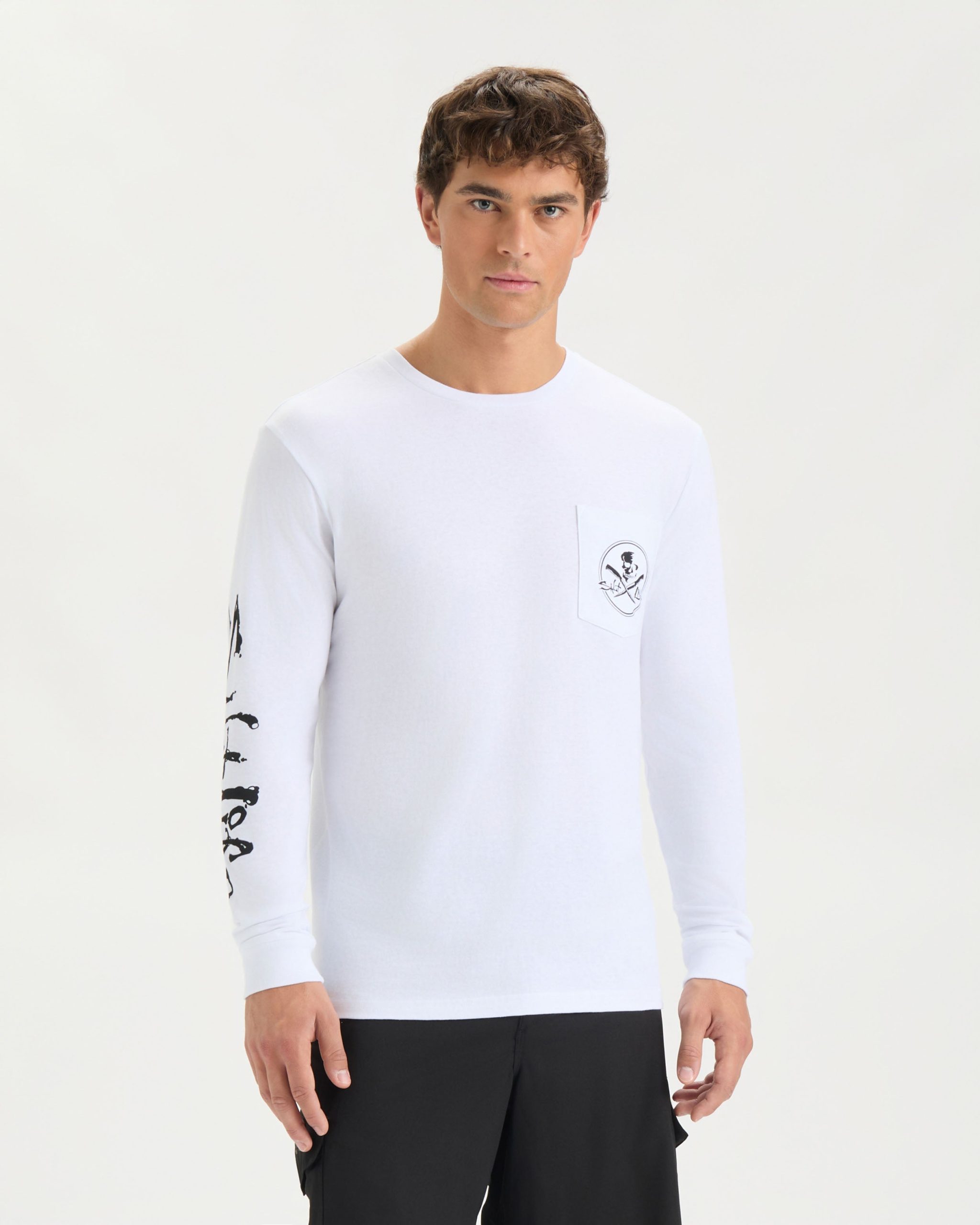 Men's Skull and Fillet Long Sleeve Shirt - Image 2
