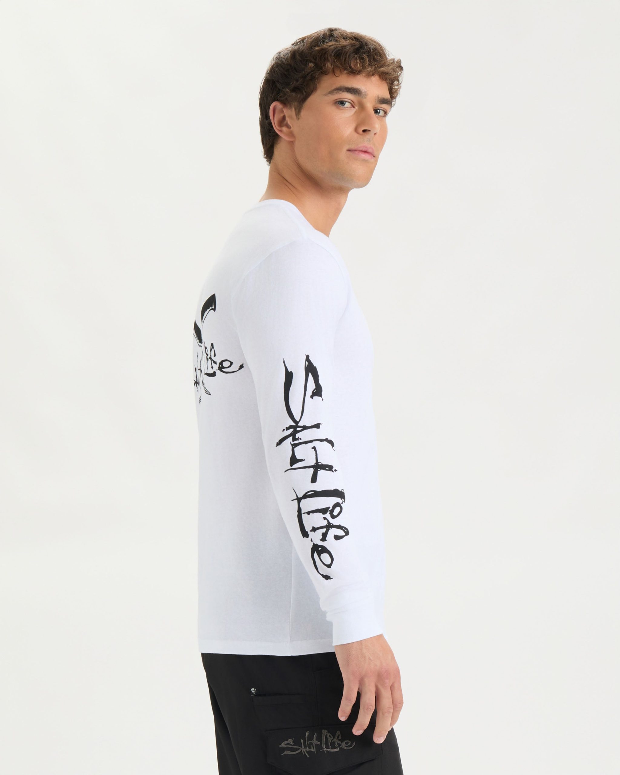 Men's Skull and Fillet Long Sleeve Shirt - Image 3