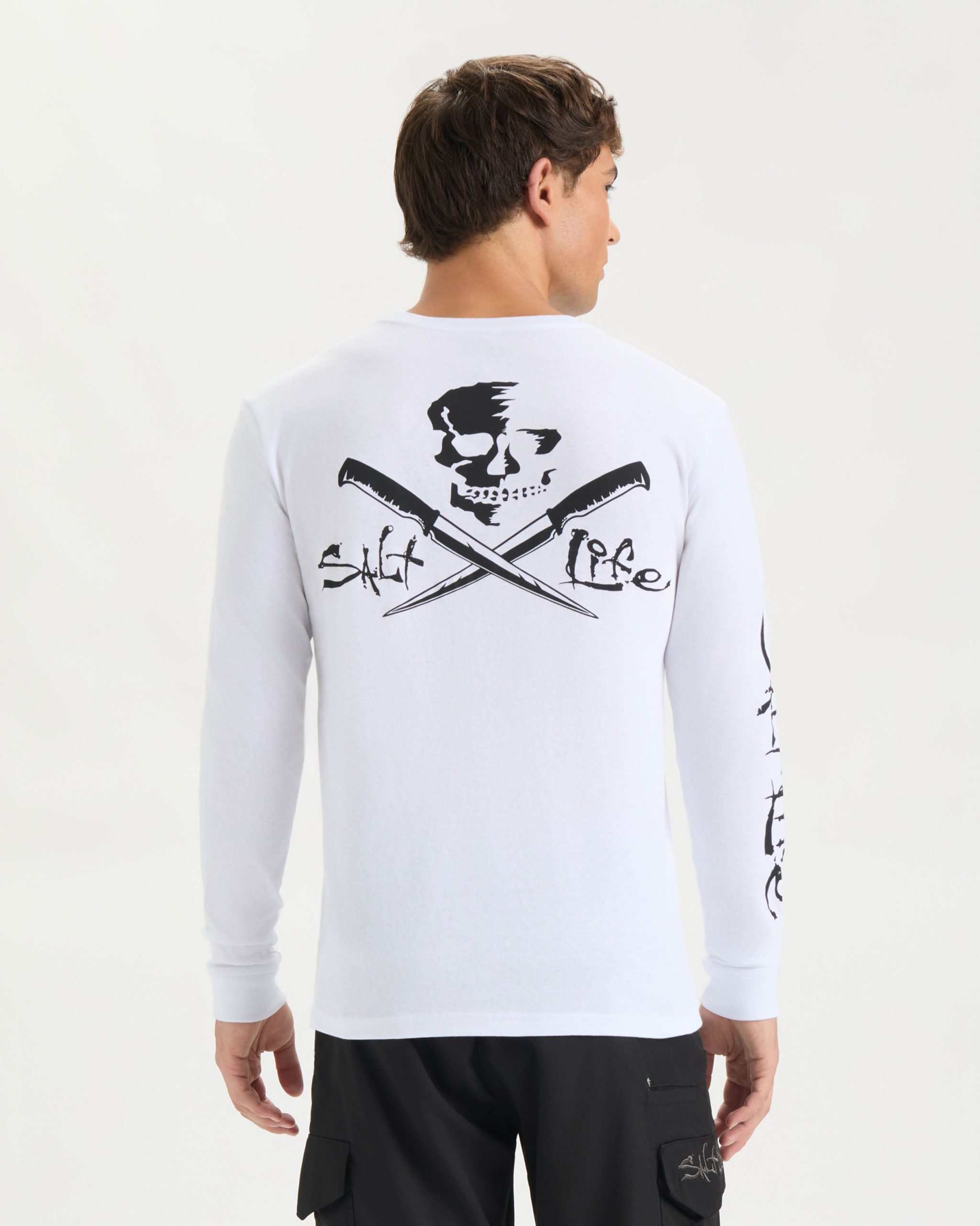 Men's Skull and Fillet Long Sleeve Shirt - Image 4
