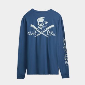 Men's Skull and Fillet Long Sleeve Shirt