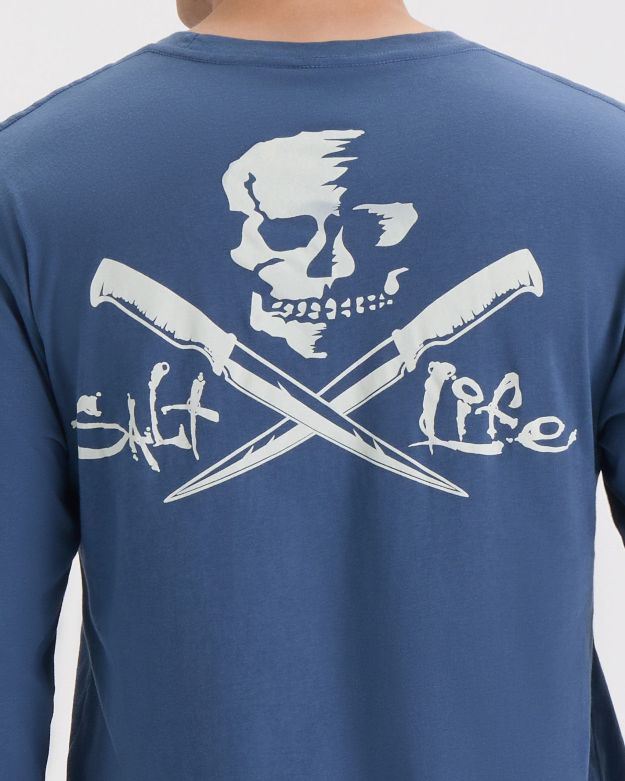Men's Skull and Fillet Long Sleeve Shirt - Image 5
