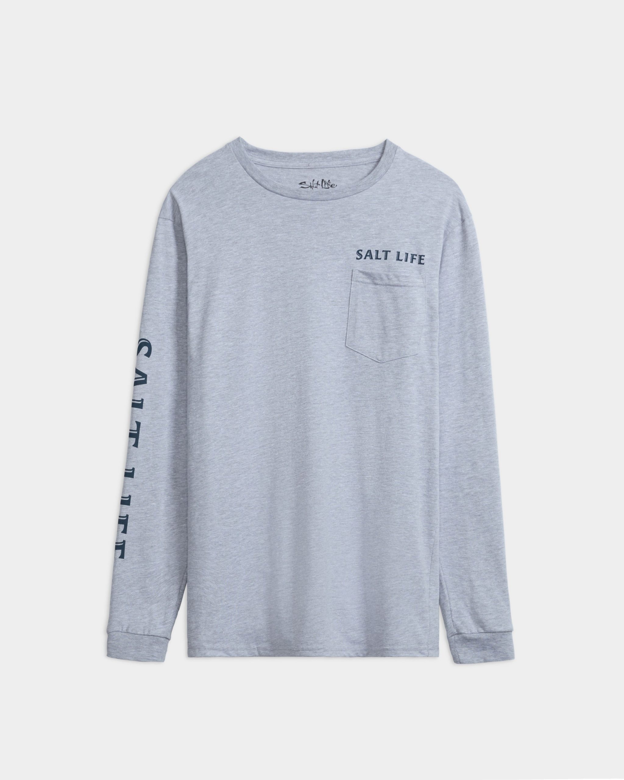 Men's Salty Honor Bones Long Sleeve Shirt - Image 7