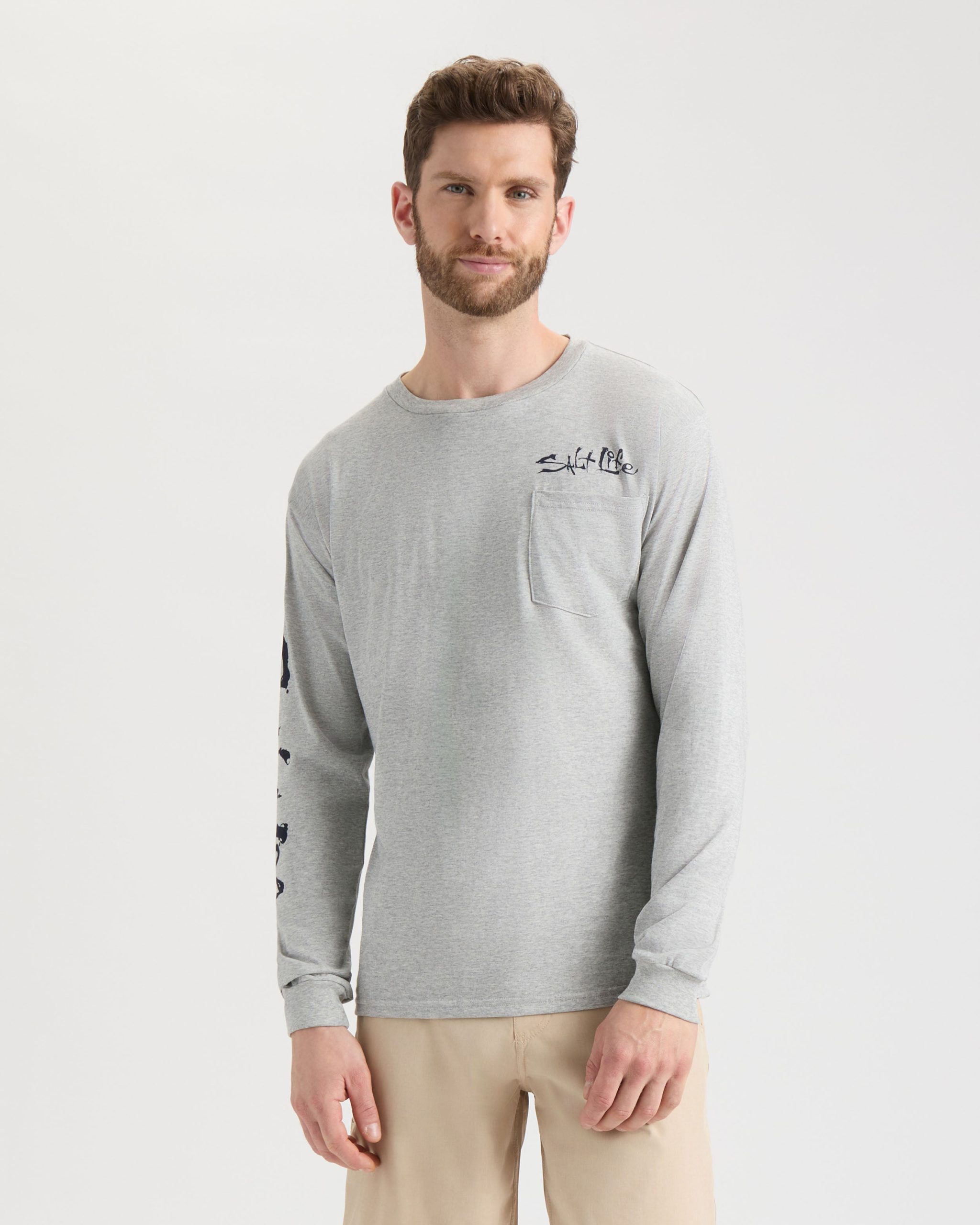 Men's Bushel N' Beers Long Sleeve Shirt - Image 2