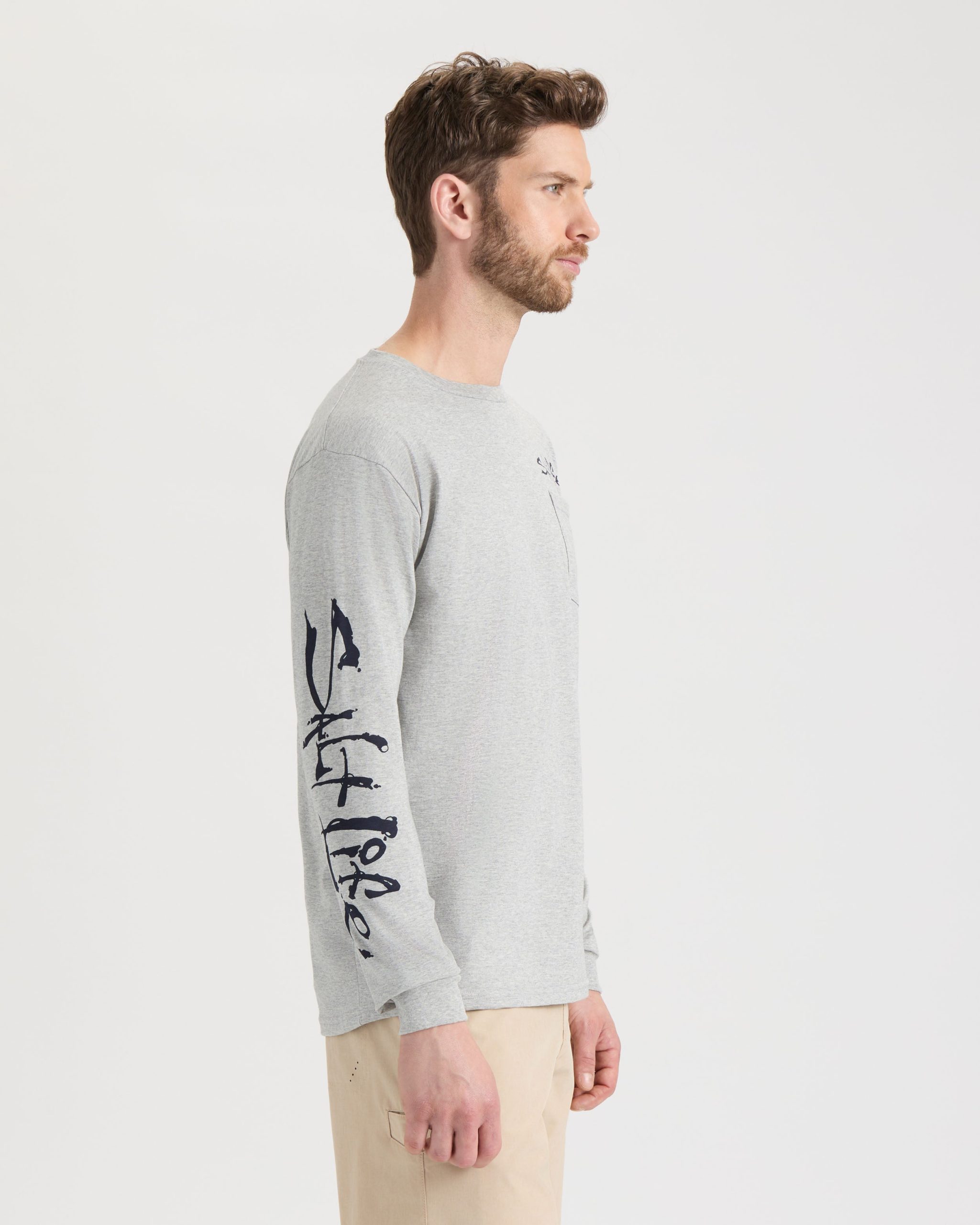 Men's Bushel N' Beers Long Sleeve Shirt - Image 4