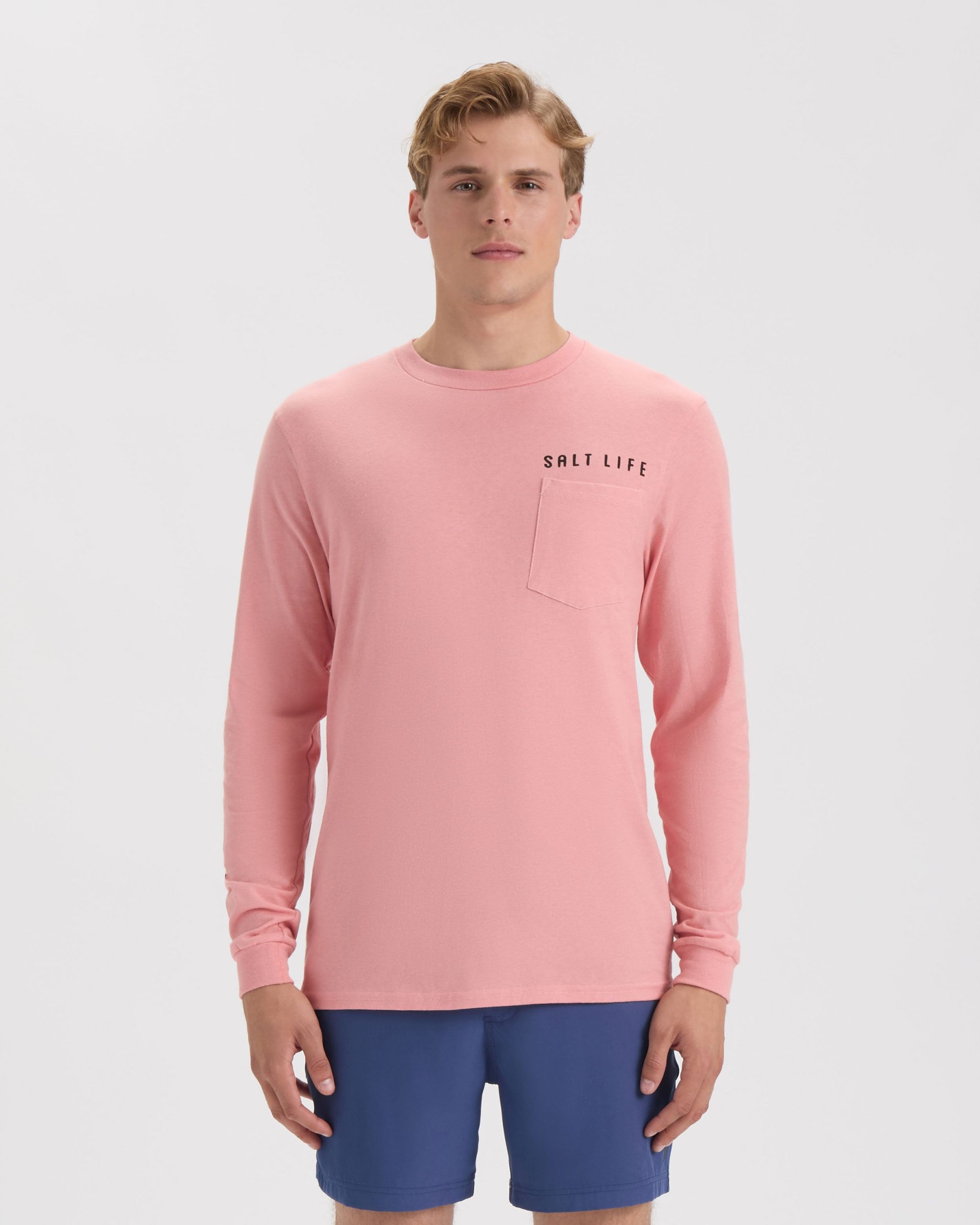 Men's Redfish and Stripes Long Sleeve Shirt - Image 2