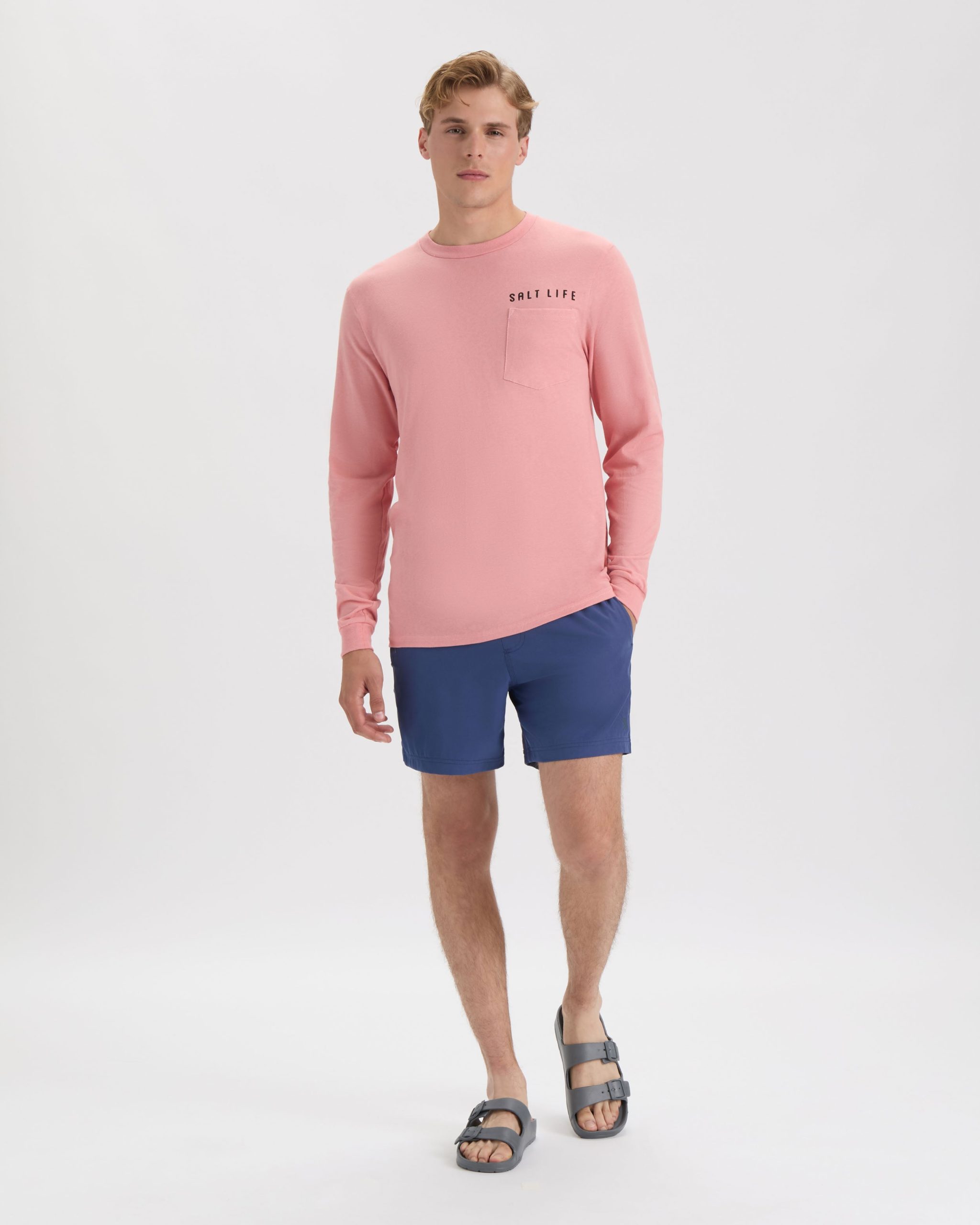 Men's Redfish and Stripes Long Sleeve Shirt - Image 6