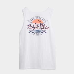 Men's One Cast At A Time Tank Top