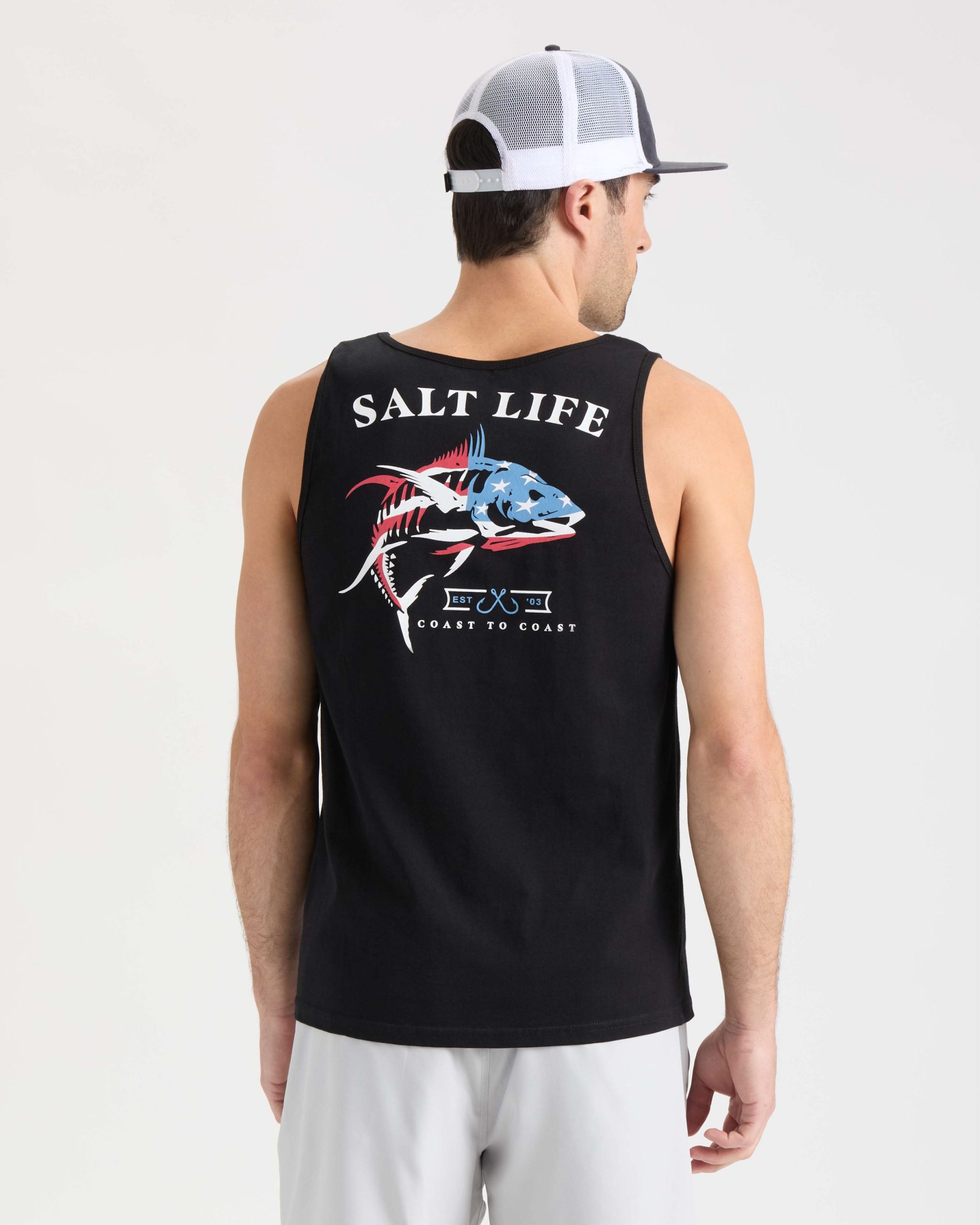 Men's United We Fish Tank Top - Image 5