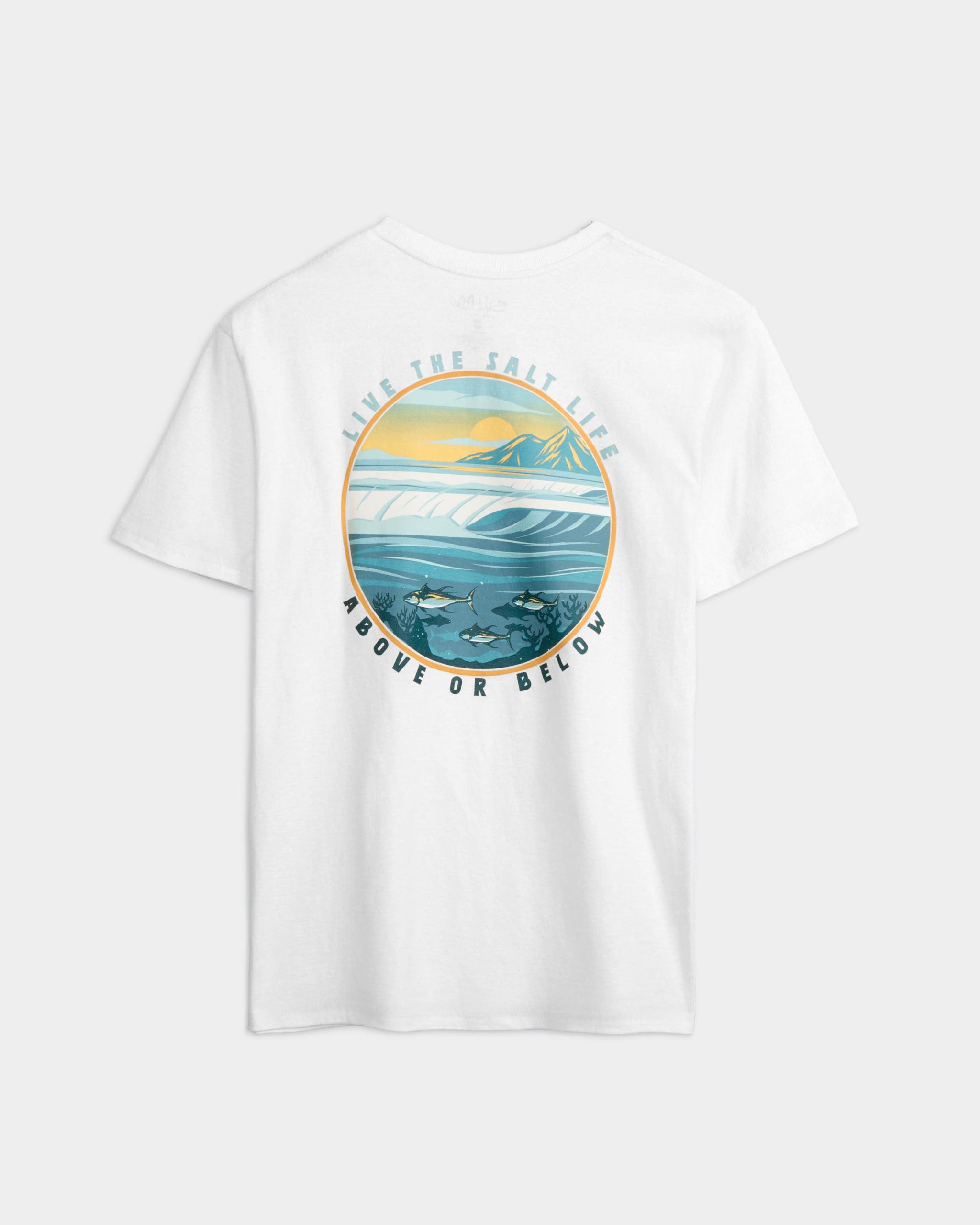 Men's Live Above Or Below Short Sleeve Tee