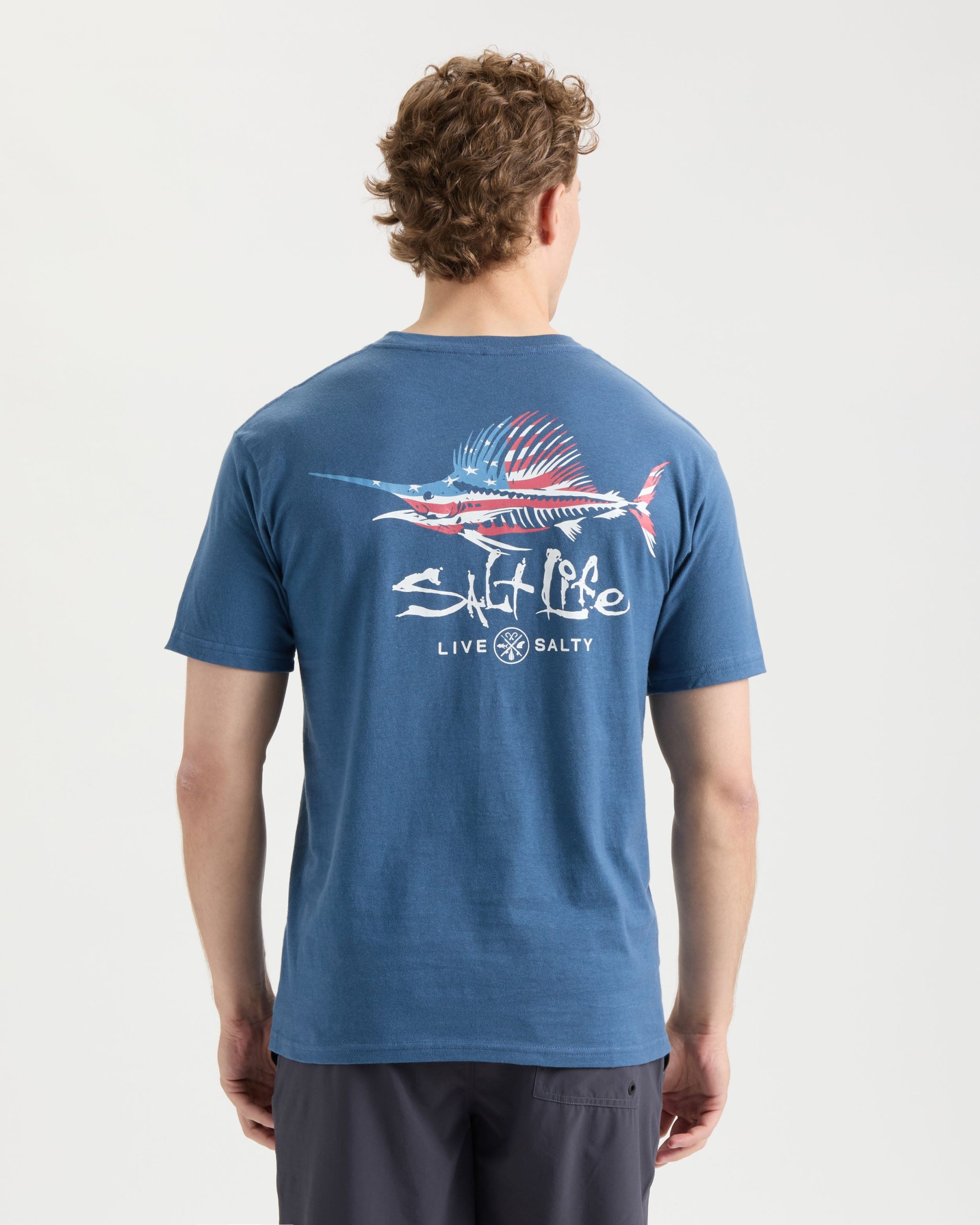 Men's Sailfish N' Bones Short Sleeve Tee - Image 5
