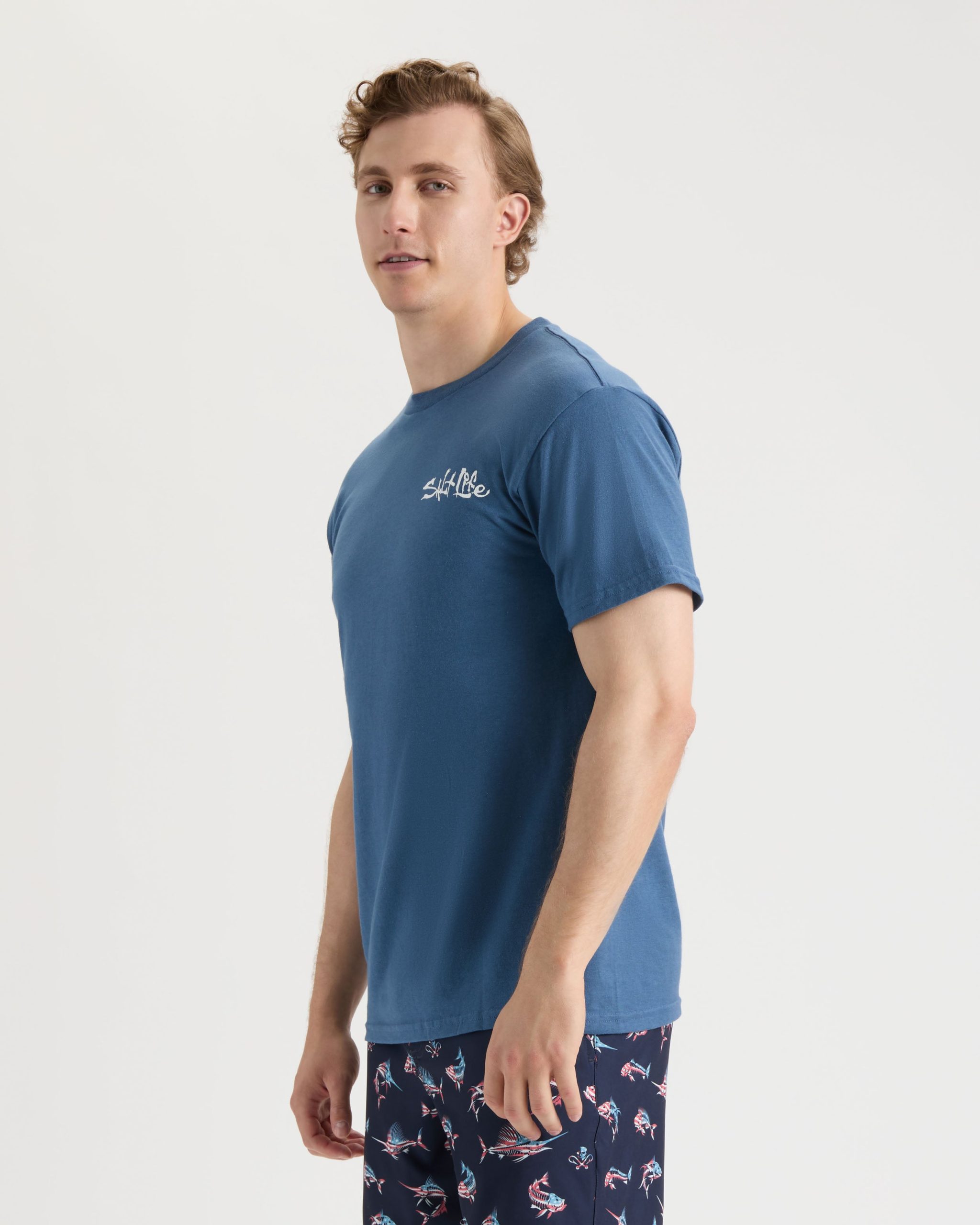 Men's Sailfish N' Bones NC Short Sleeve Tee - Image 4
