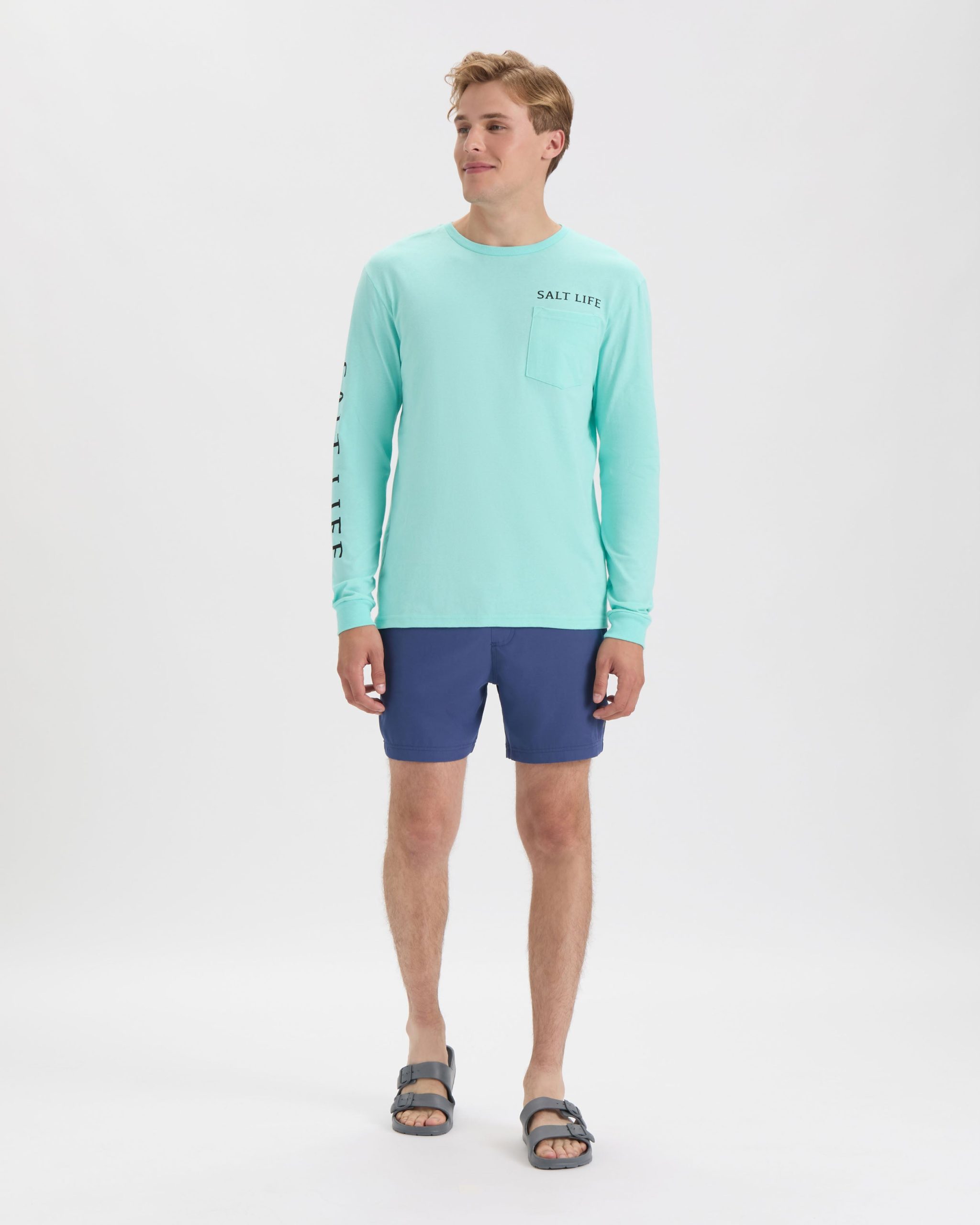 Men's American Quiver Long Sleeve Shirt - Image 6