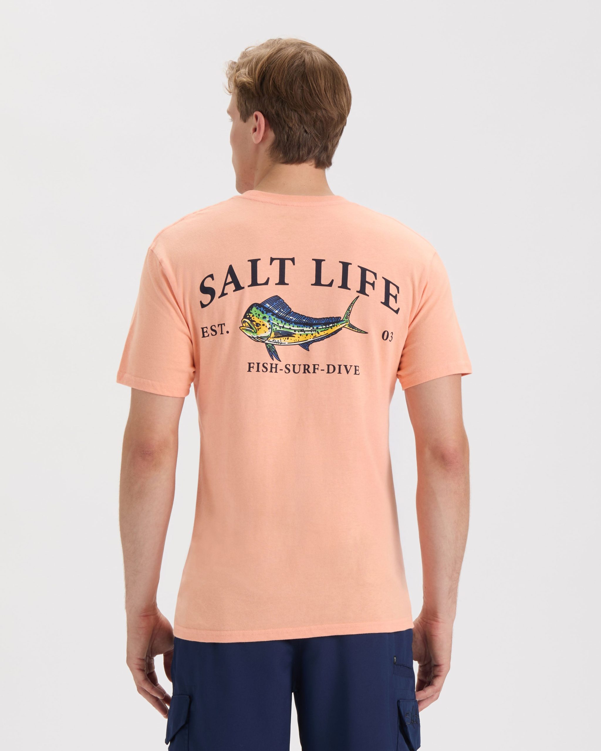Men's Painted Mahi Short Sleeve Shirt - Image 4